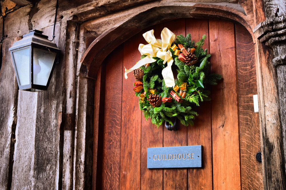 Walk Tonbridge - Walk 17 - A Winters Tale - Penshurst - Guildhouse - wreath - winter walks- kent-.jpg