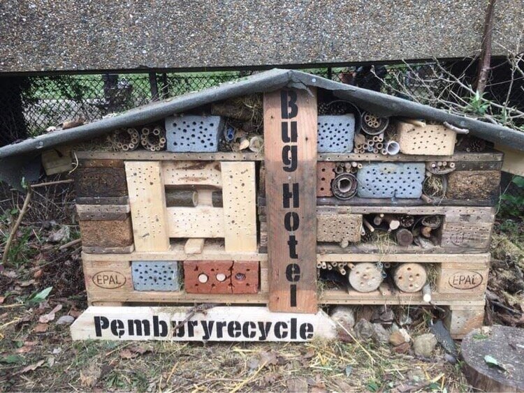  the bug hotel (all images courtesy of Fred Long/Angel Community Garden)