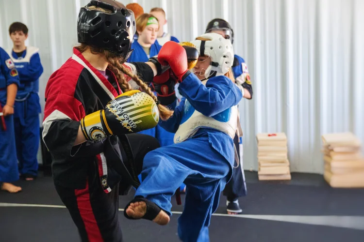 Team Chip students training
