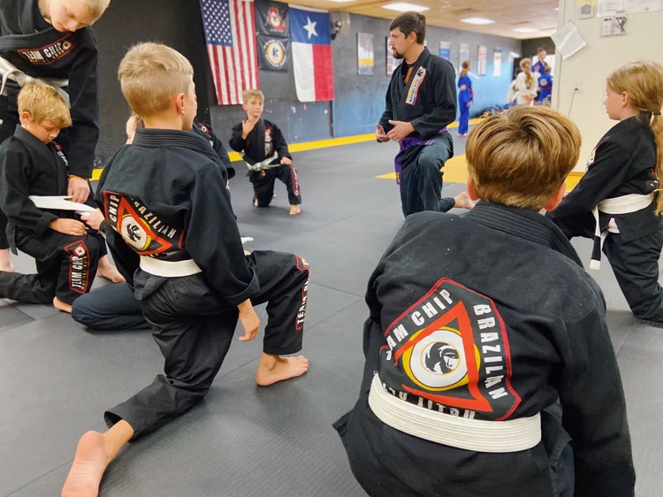 Team Chip students training
