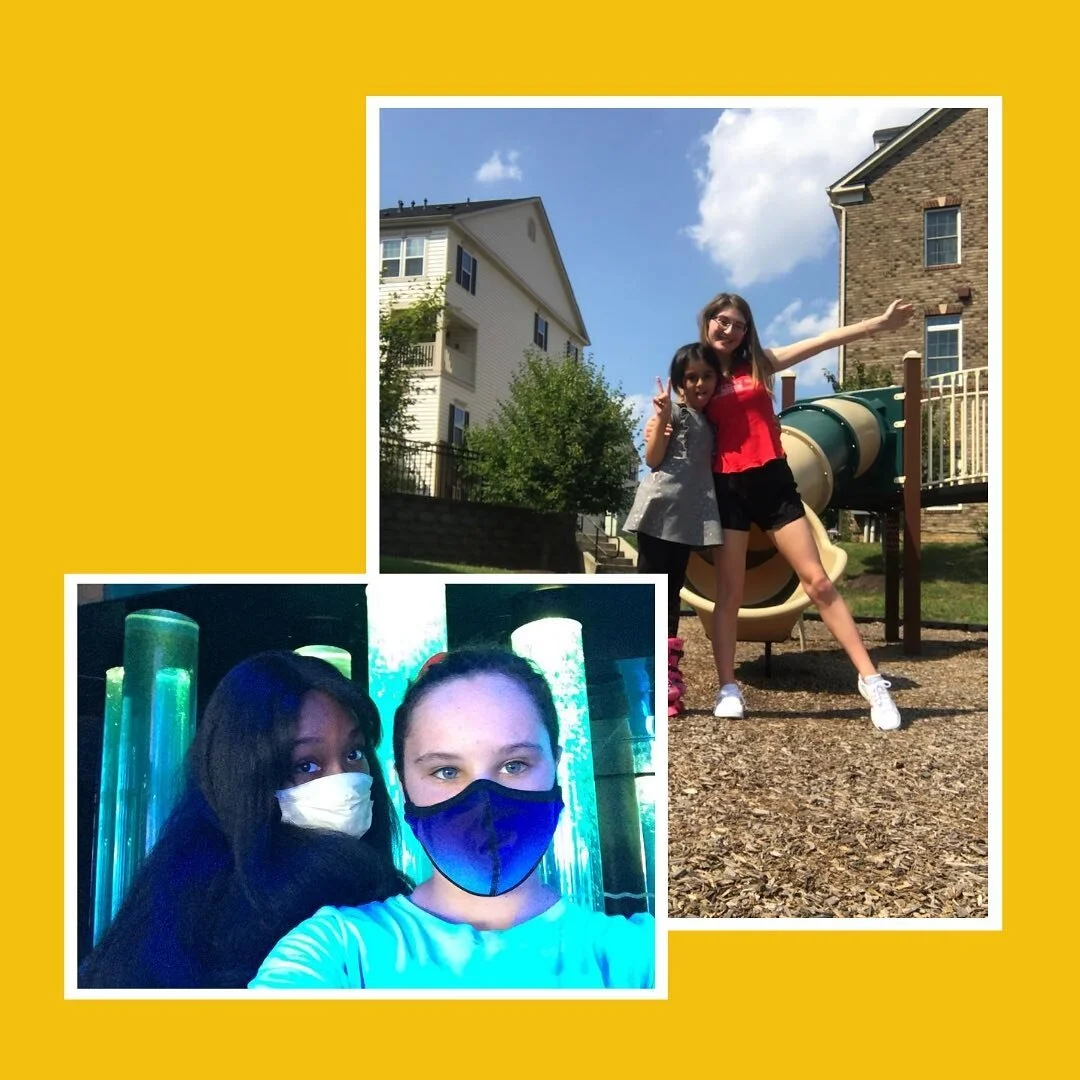 Check out two of our volunteers on the job! Being an MDCS volunteer means getting to know your Healthcare Worker families, and Eni (bottom left) and Jennifer (top right) are doing just that and more! 

Interested in helping essential workers and havi