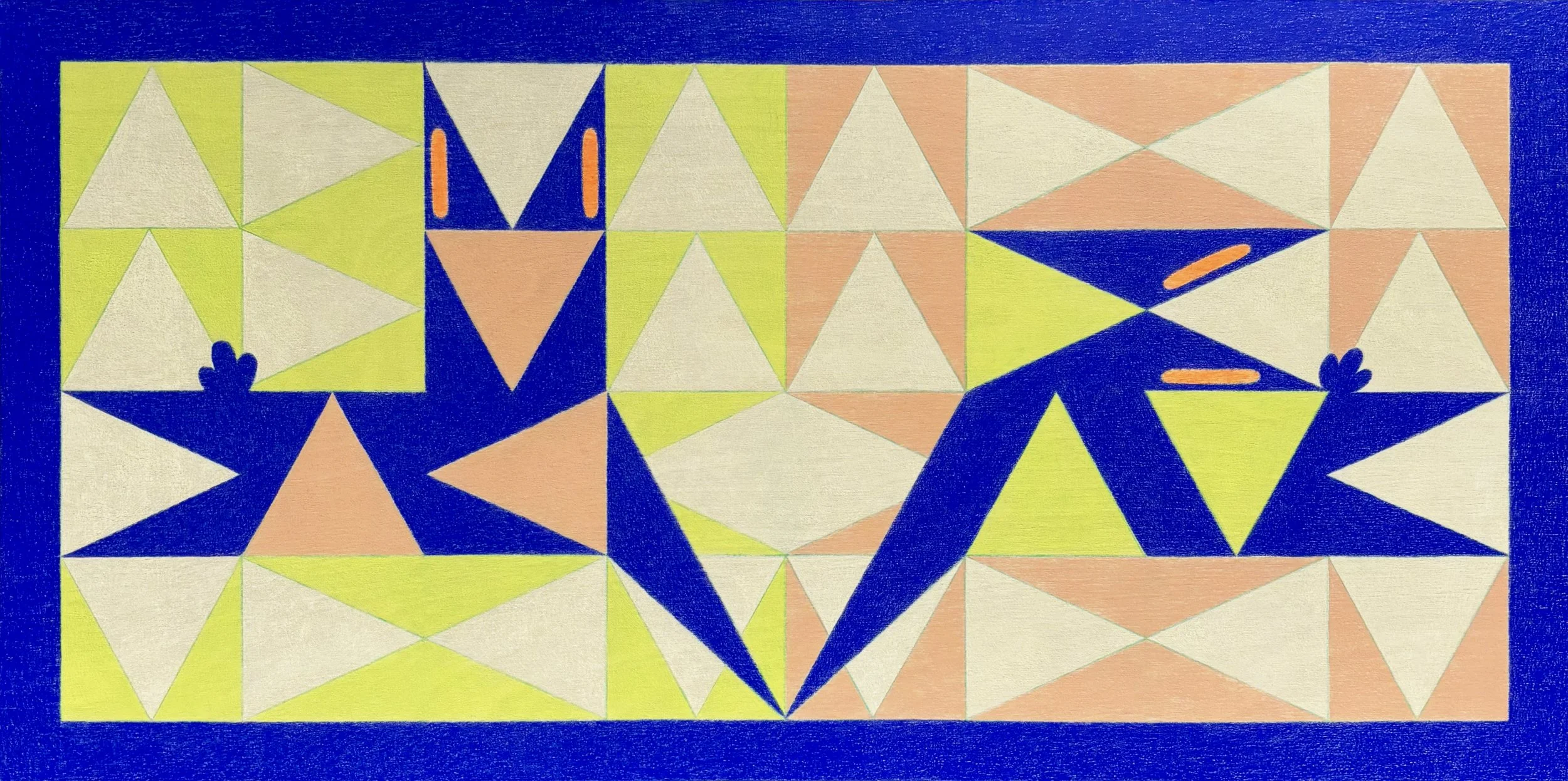 "Brothers Bunny," 12x24 in. (2025) - $850.00