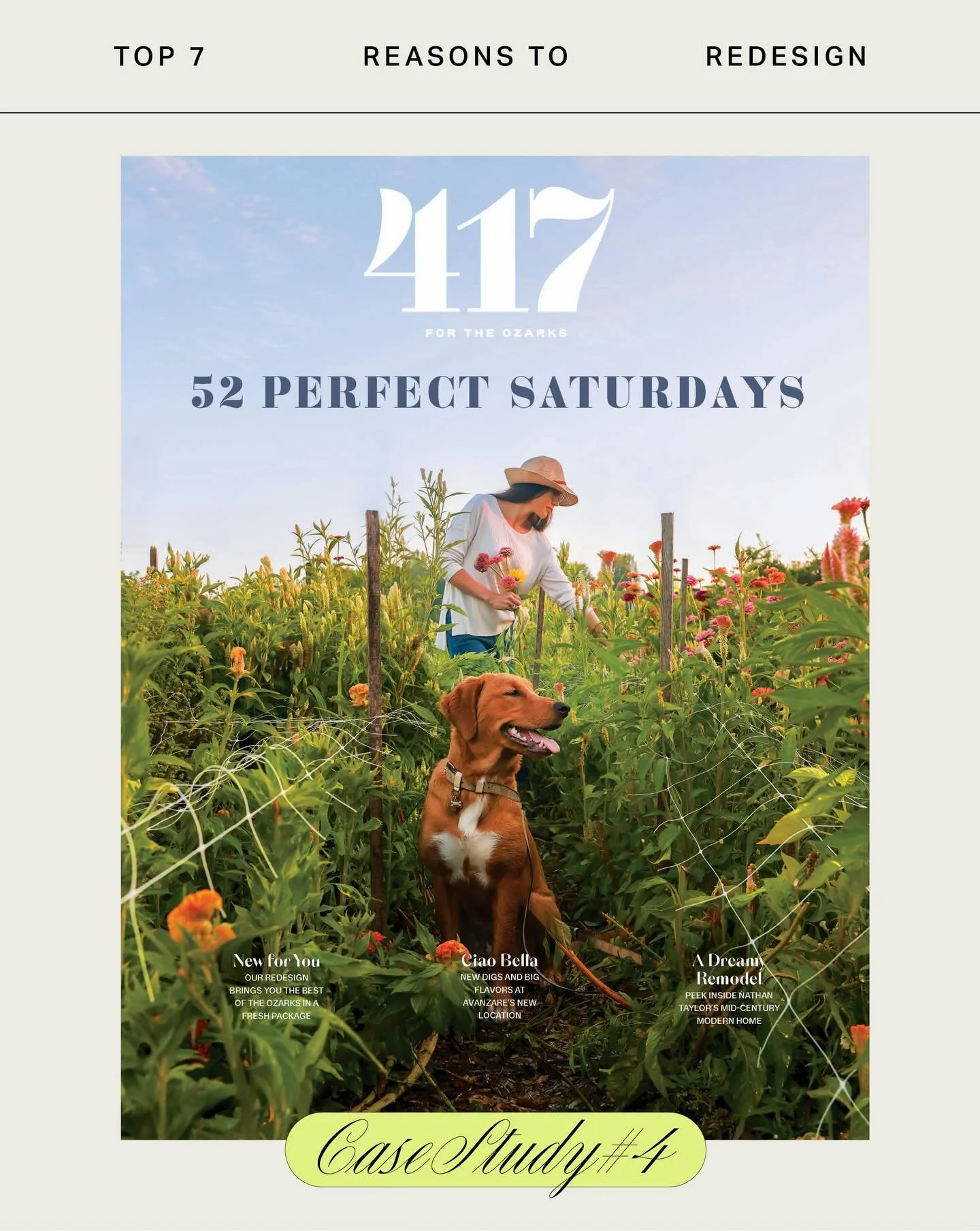 Reason #4: Your Whole Brand needs a Rebrand (We&rsquo;re talking the &ldquo;every single touch point needs to be revisited&rdquo; kind of rebrand.)

A new editorial direction&mdash;or even a new mission statement&mdash;may call for a brand design tha