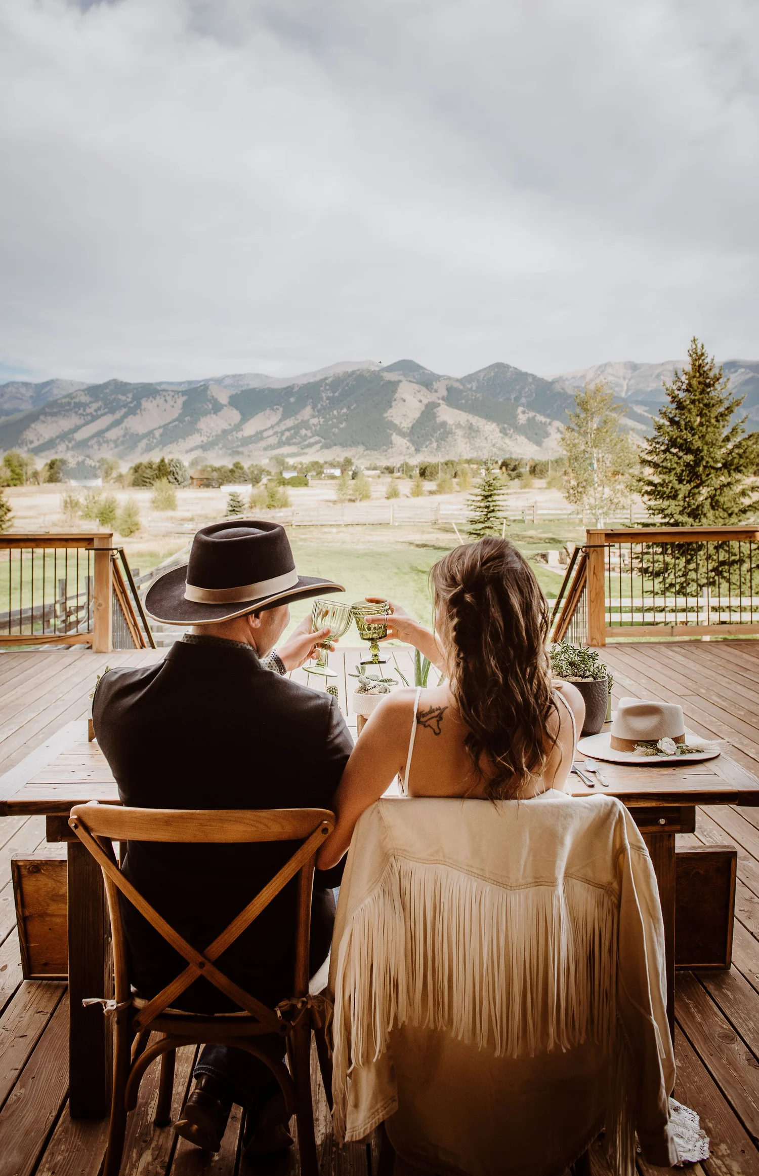 The deck at Star M Barn
