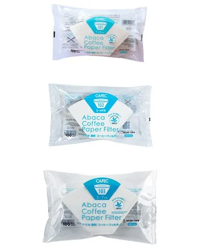Cafec Abaca Coffee Paper Filter trapezoid 03