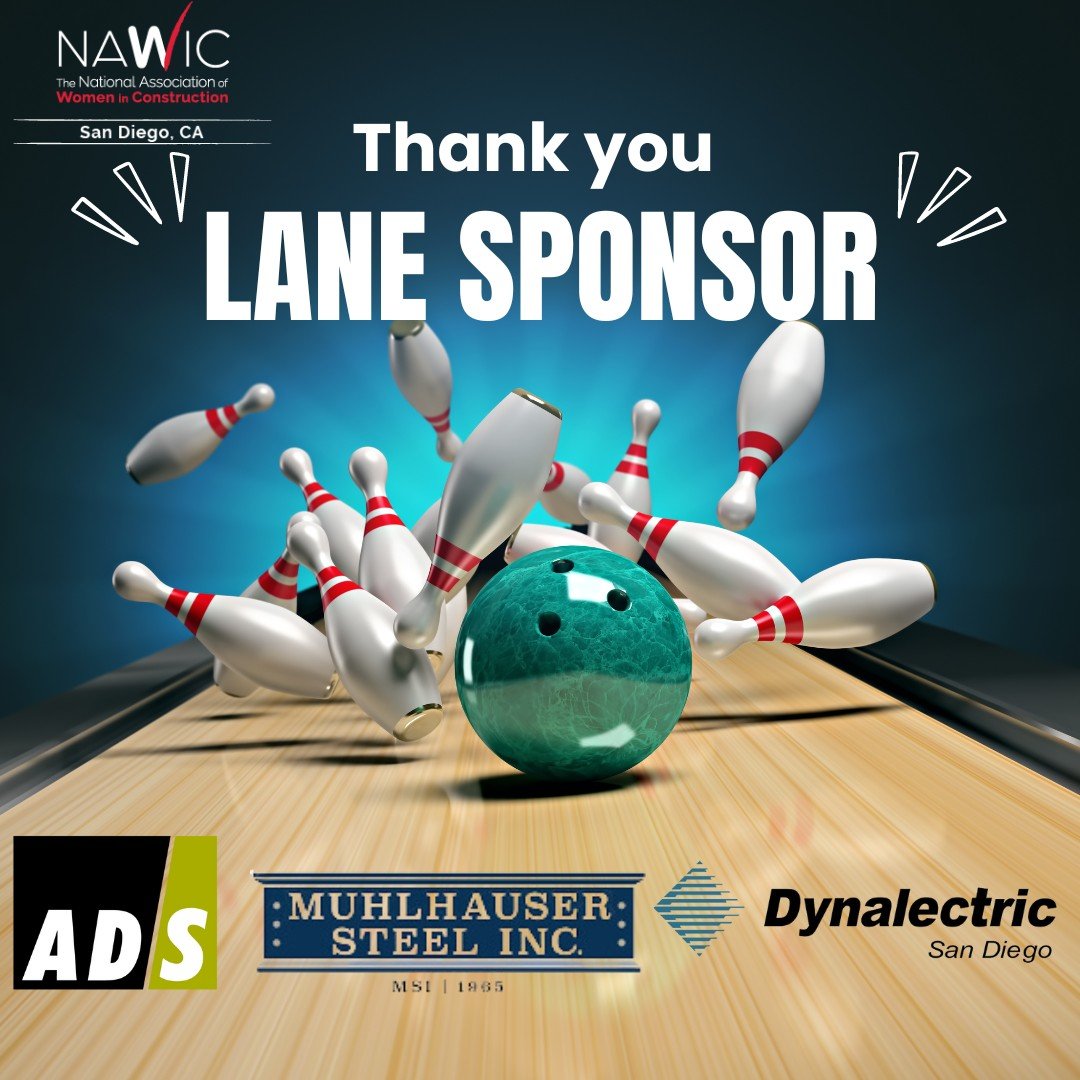 🎳 Big shoutout to our incredible Lane Sponsors 𝐃𝐲𝐧𝐚𝐥𝐞𝐜𝐭𝐫𝐢𝐜 𝐒𝐚𝐧 𝐃𝐢𝐞𝐠𝐨, 𝐀𝐃/𝐒 𝐂𝐨𝐦𝐩𝐚𝐧𝐢𝐞𝐬, 𝐚𝐧𝐝 𝐌𝐮𝐡𝐥𝐡𝐚𝐮𝐬𝐞𝐫 𝐒𝐭𝐞𝐞𝐥 𝐈𝐧𝐜.! Your generous support will make our Bowling Night on May 17, 2024, a smashing succes