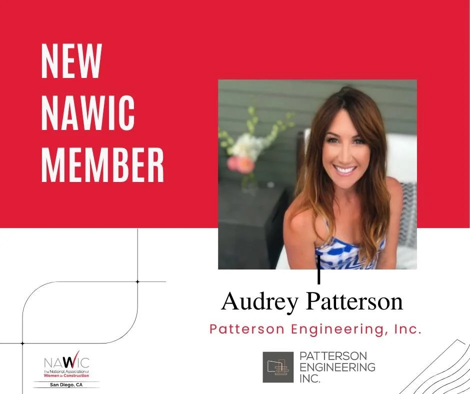 We&rsquo;re thrilled to have Audrey as part of our chapter and can&rsquo;t wait to see the impact she&rsquo;ll make in our community of women supporting women in construction. Welcome to the NAWIC San Diego family, Audrey! 🎉

#NAWIC #NAWICSanDiego #