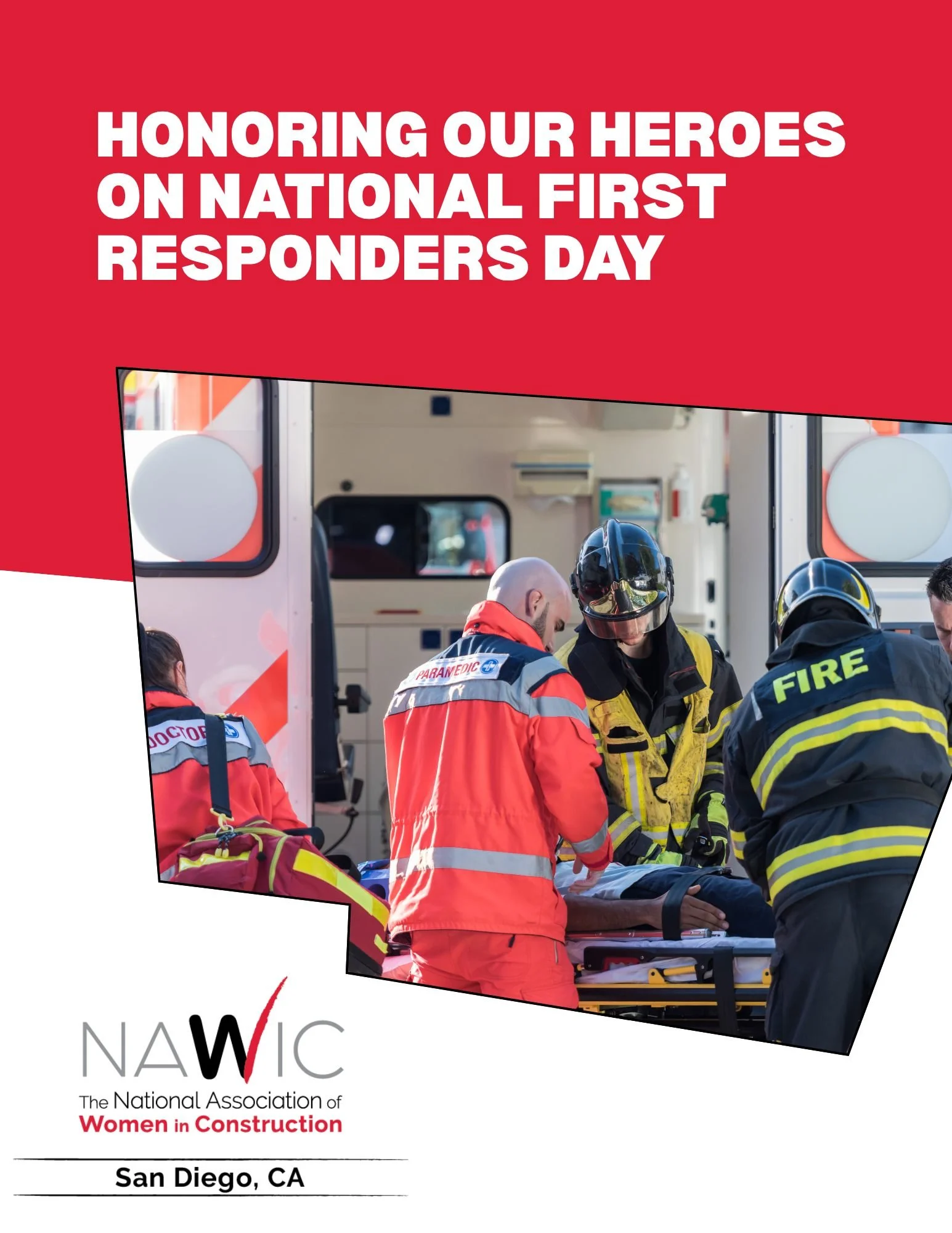 🚨 Today on National First Responders Day, we honor and thank the brave men and women who run toward emergencies to keep our communities safe. Your service and sacrifice do not go unnoticed. 🙏 #NationalFirstRespondersDay #NAWICSanDiego