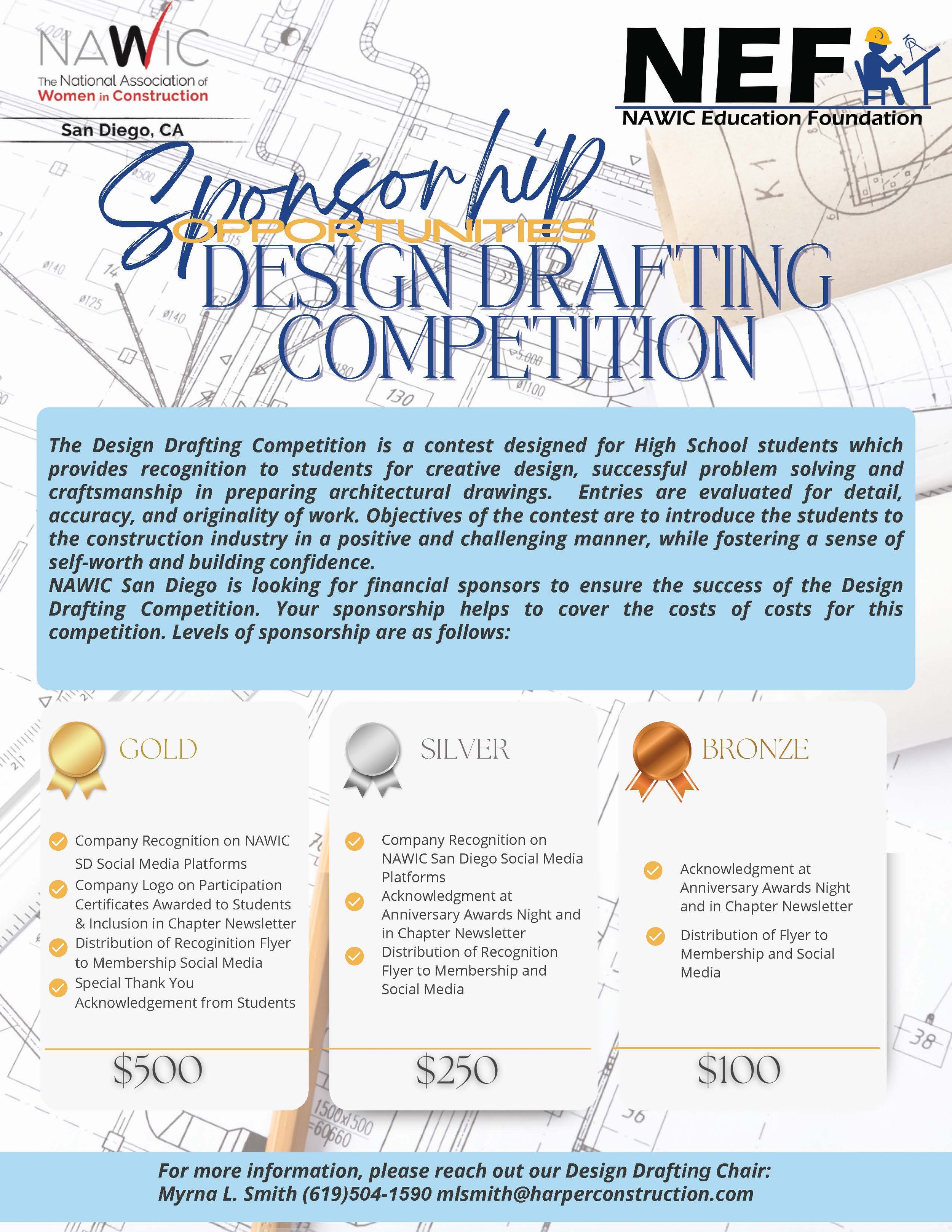 Design Drafting Sponsorship Opportunities
