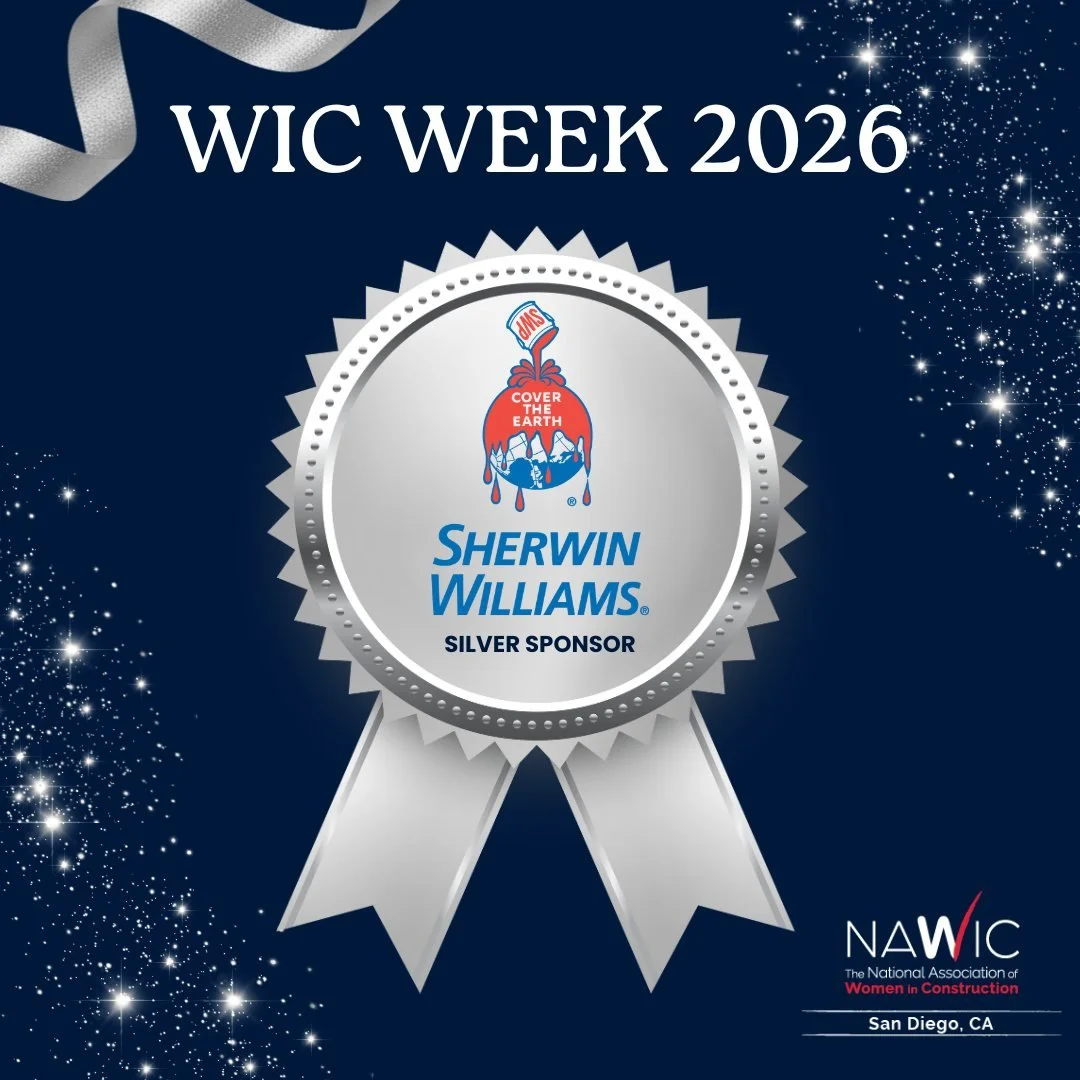 A big thank you to Sherwin Williams for being a Silver Sponsor of NAWIC San Diego&rsquo;s WIC Week 2026! 🎉 Your commitment to supporting women in the construction industry makes a lasting impact.

We&rsquo;re grateful for your partnership in making 