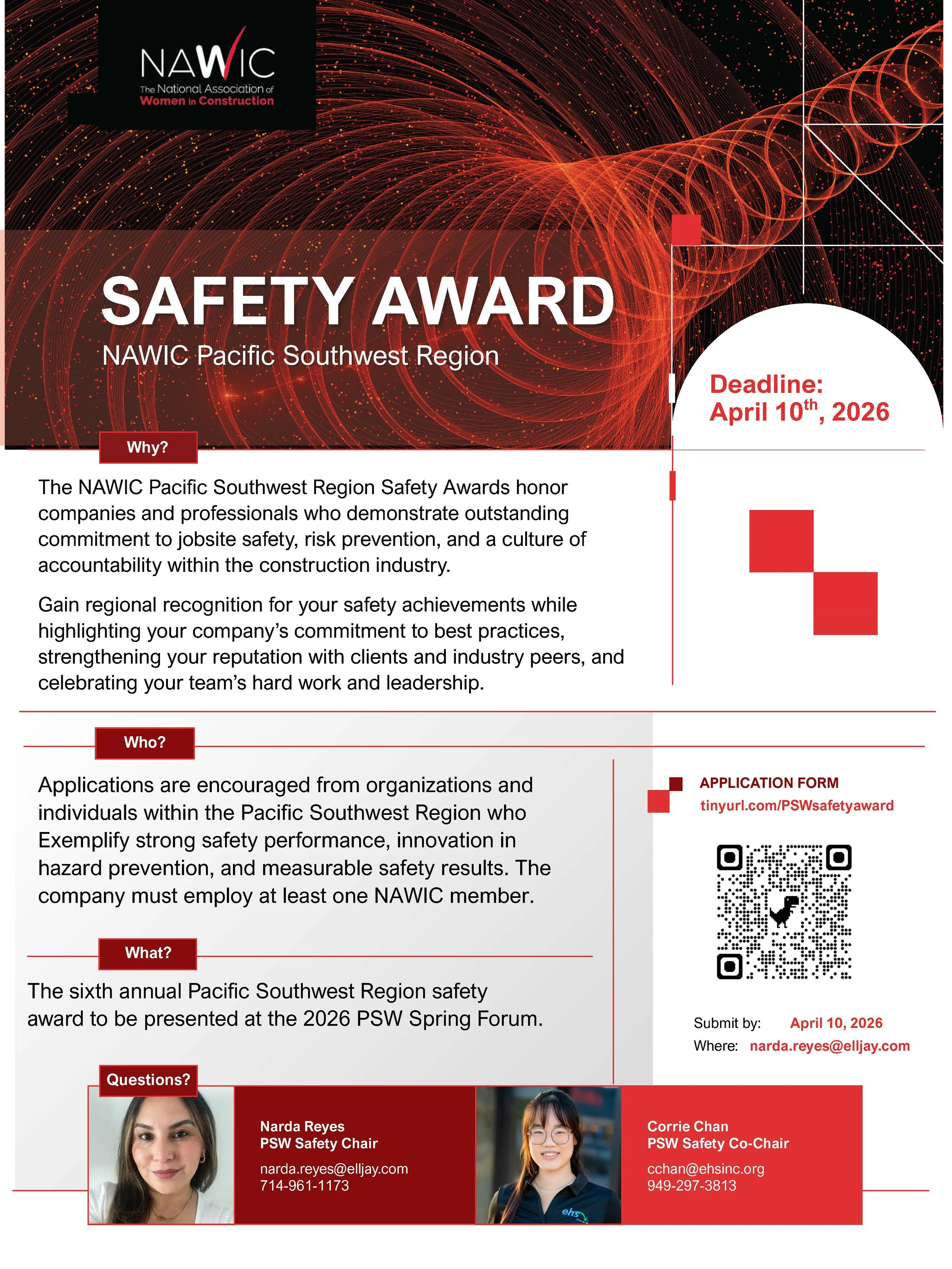 NAWIC PSW Safety Award