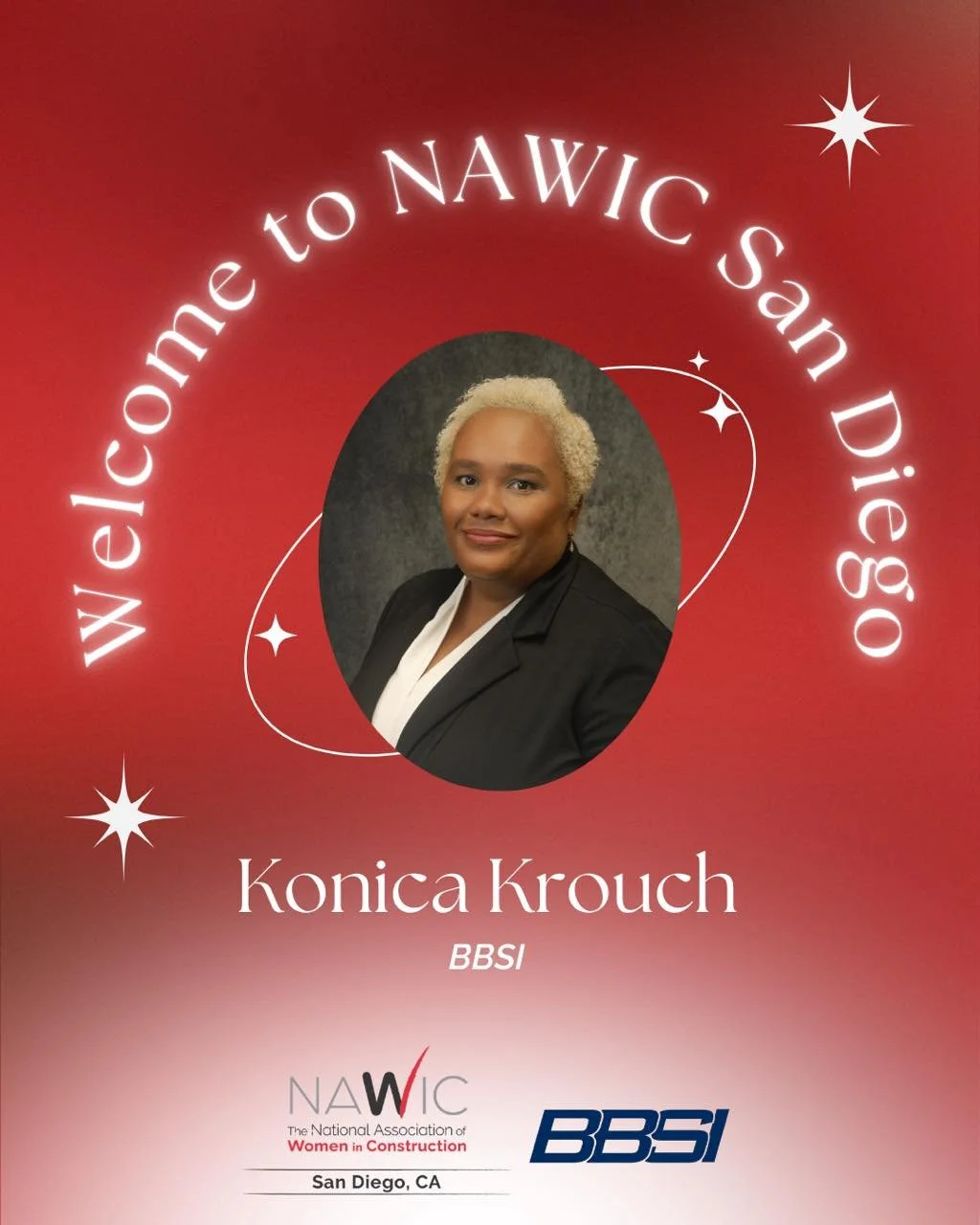 Help us welcome our newest member, Konica Krouch! ❤️

We&rsquo;re excited to have her join NAWIC San Diego and be part of a strong and supportive sisterhood of women making an impact in the construction industry.

We look forward to connecting, suppo