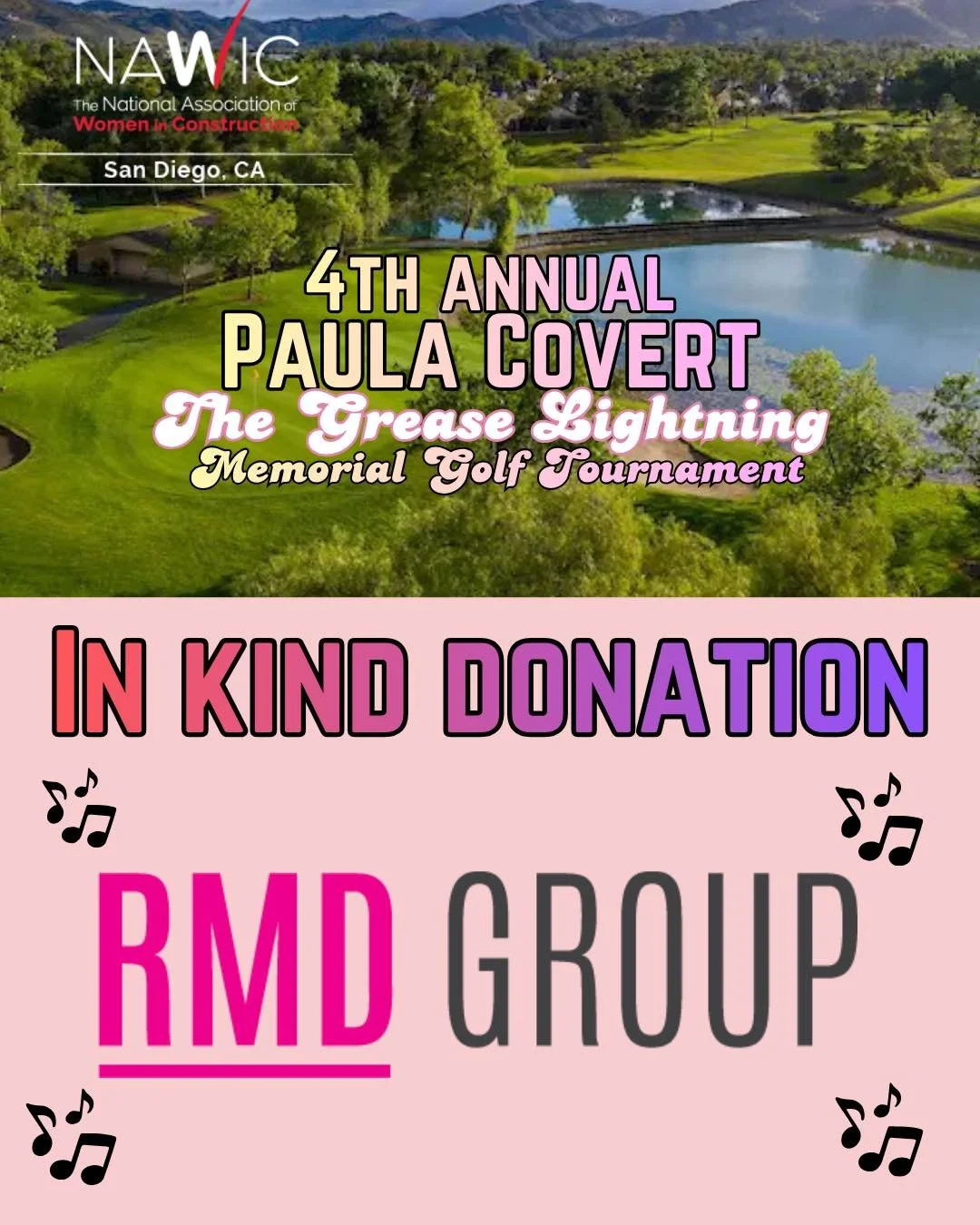 🌟 Sponsor Spotlight 🌟

Thank you to  RMD Group  Private Events for their generous in-kind donation supporting our 4th Annual Paula Covert Memorial Golf Tournament NAWIC San Diego Chapter 21 !

With over 20 years of hospitality experience, RMD Group
