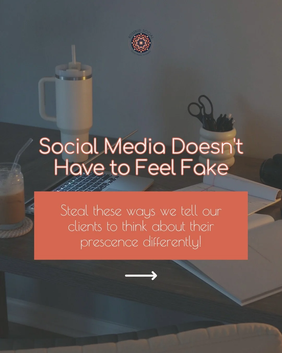 Hot take: if your content strategy makes you feel like a fraud, it&rsquo;s not a you problem. It&rsquo;s a strategy problem. 

So much social media advice is built around performing for an algorithm that always changes instead of connecting with actu