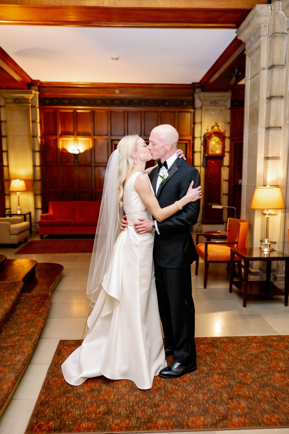 Wedding Portrait University Club Chicago