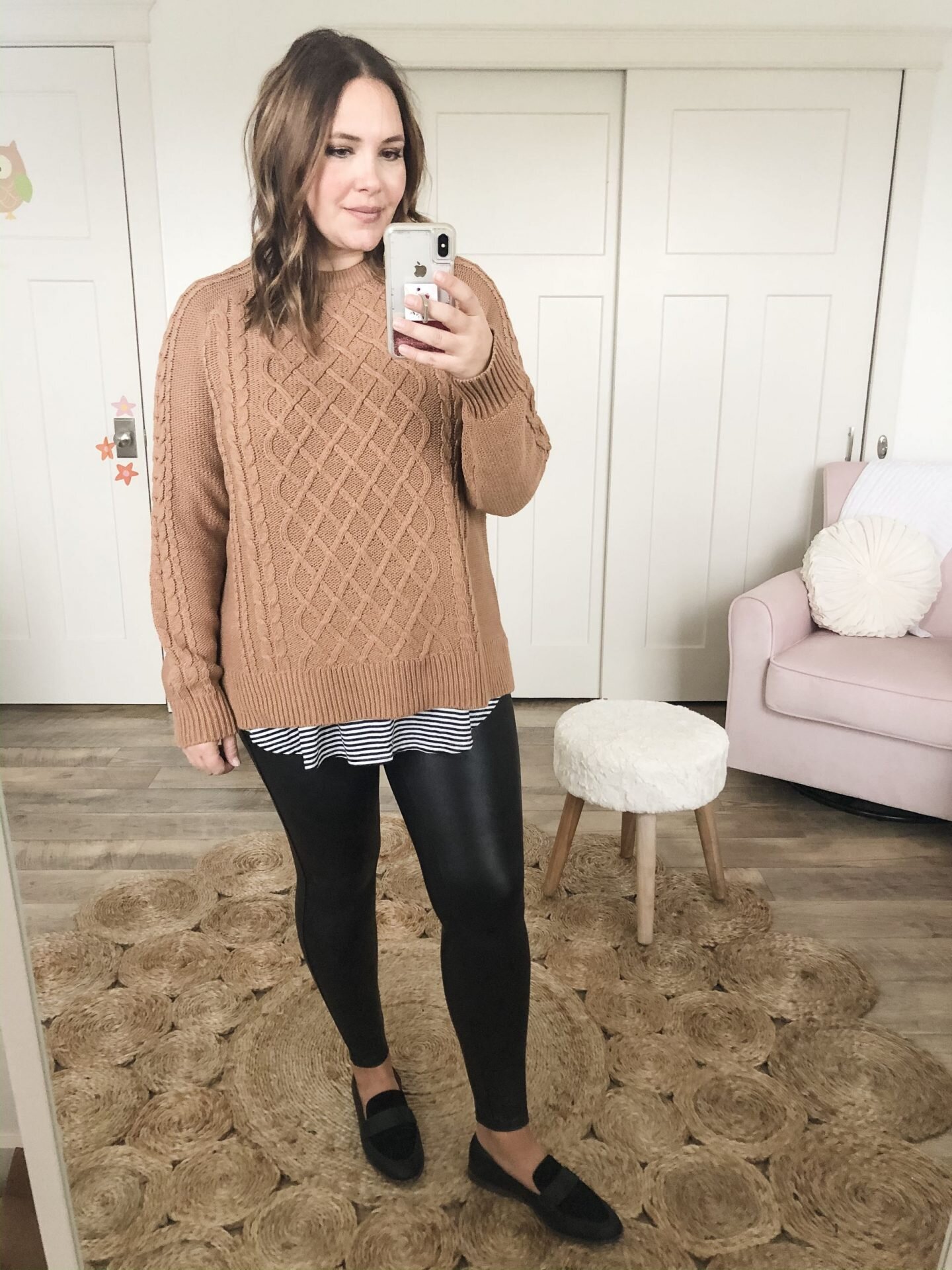 Spanx Faux Leather Leggings Styled Five Ways — Mommy In Heels