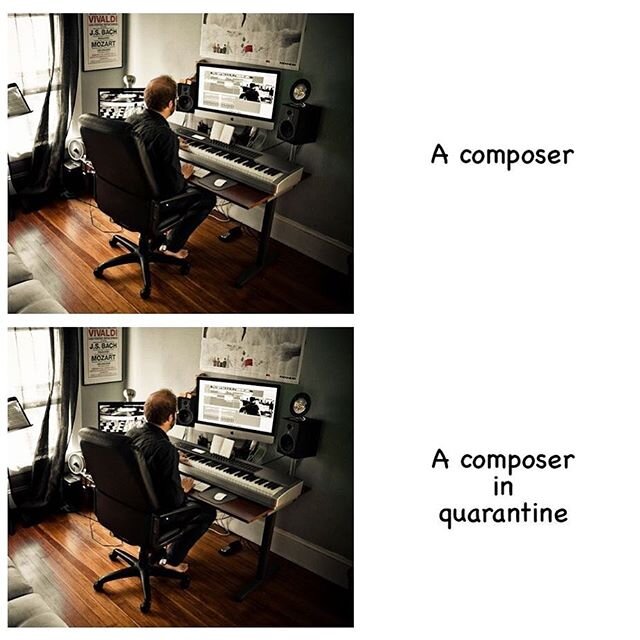 Where&rsquo;s the lie? 🧐😂 #composer #composerhumor #composerinquarentine