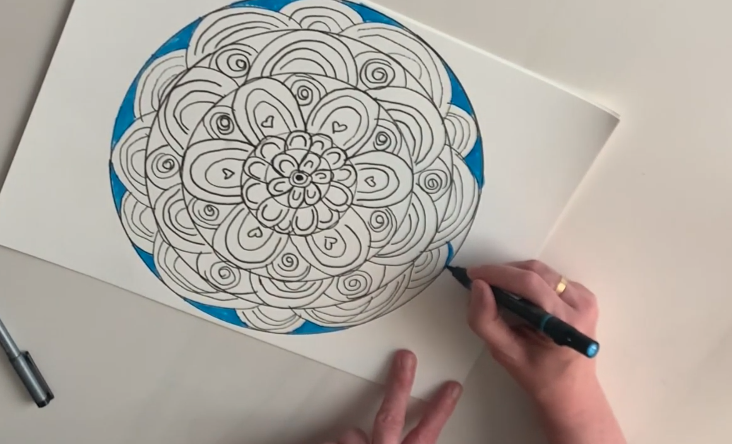 Therapeutic Art: Create a Mandala - 006