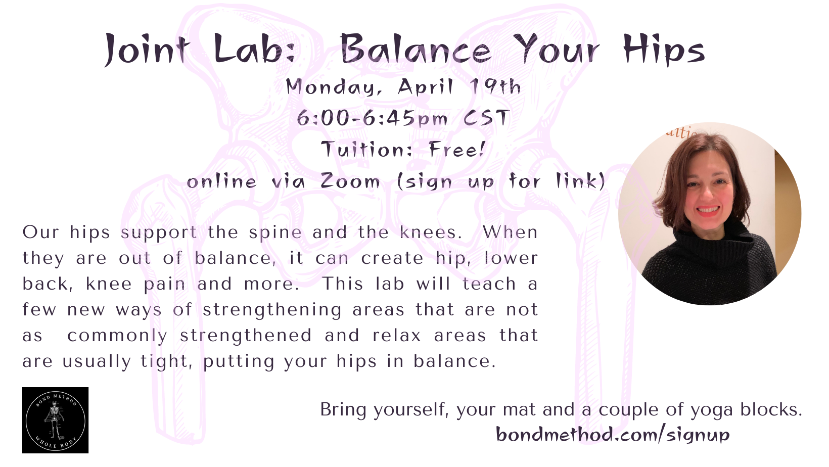 JOINT LAB (free online via Zoom) 