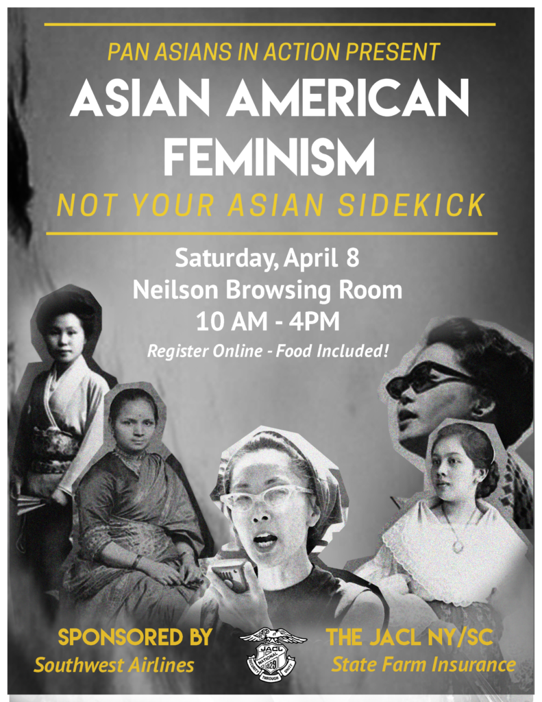 Attend the NY/SC Summit “Asian American Feminism: Not Your Asian Sidekick” at Smith College