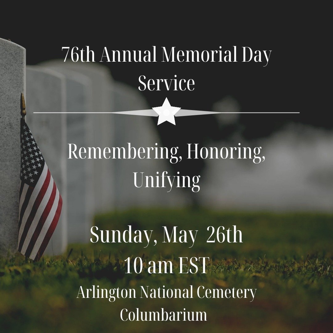 For members and supporters in the DMV Area! This weekend, join the JACL National, JACL - DC Chapter, National Japanese American Memorial Foundation, and the Japanese American Veterans Association for the 76th annual Memorial Day Service. 

For more i