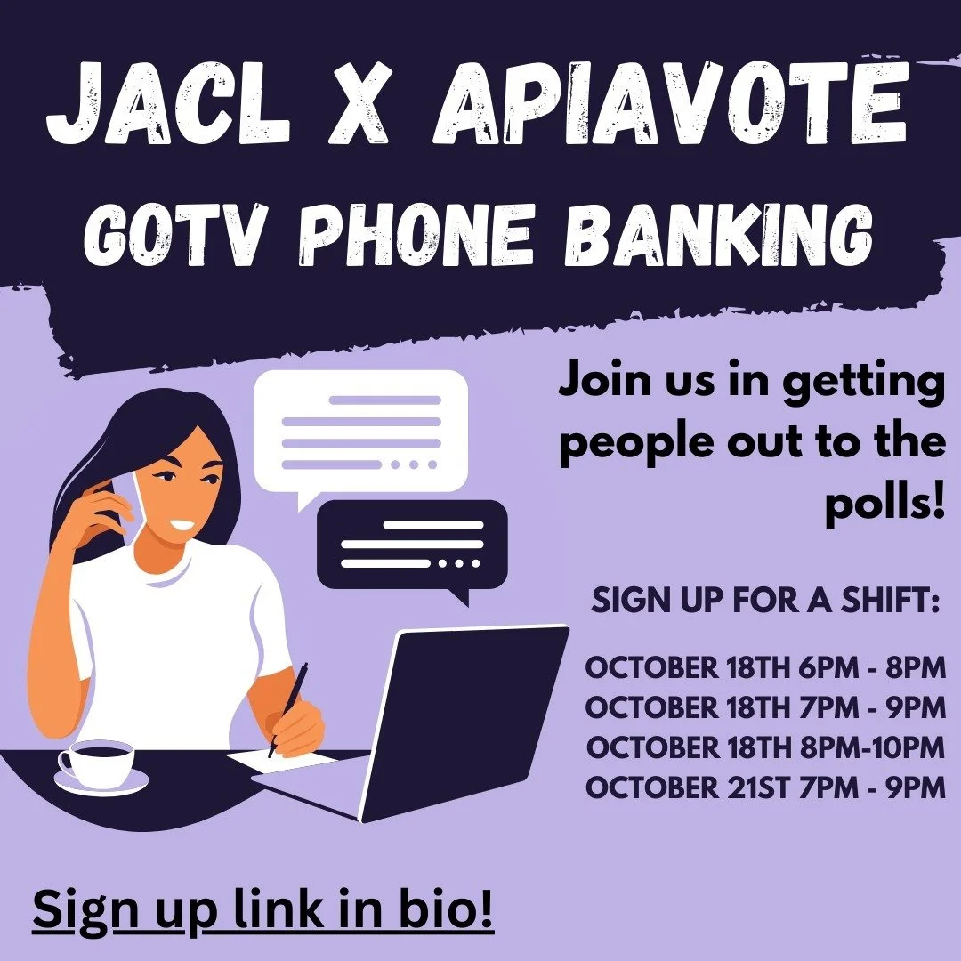 Join us and our friends at @apiavote for some upcoming non-partisan phone banking sessions! Callers can sign up for one or multiple shifts. For more information and to sign up visit the link in bio!