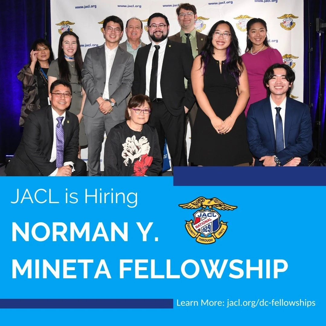 We're hiring! Applications are now open for the 2025 Norman Y. Mineta Fellowship in Washington, D.C. Apply before November 11, 2024, at 11:59pm HST. Visit the link in bio to learn more and apply!