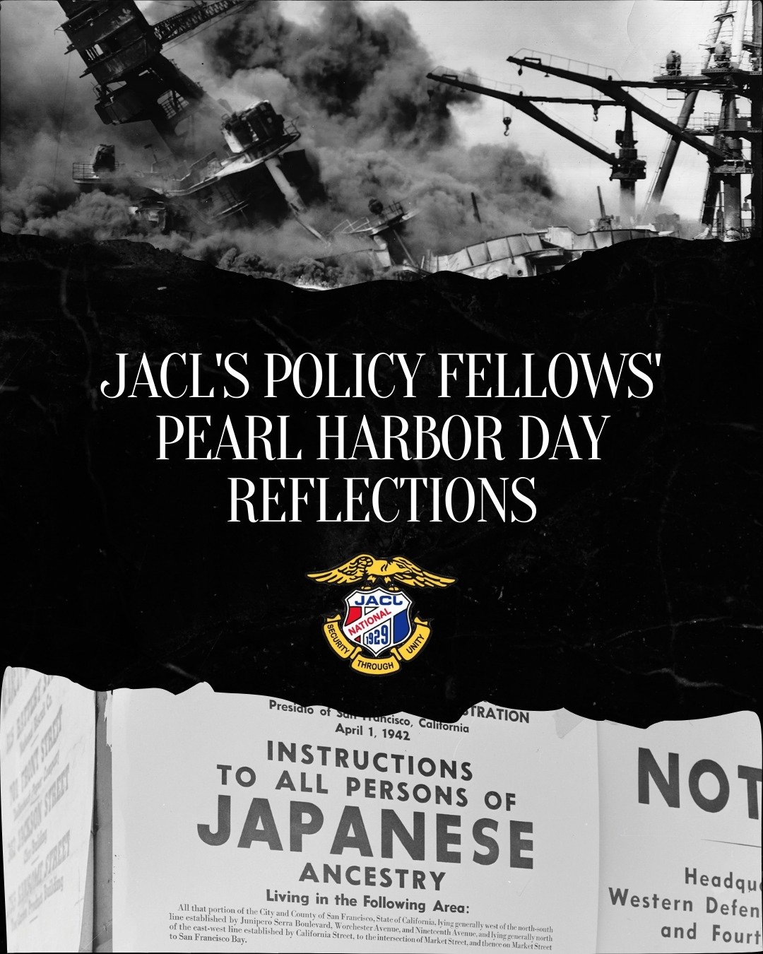 Reflections on Pearl Harbor and the Aftermath of the Alien Enemies Act by JACL Policy Fellows: Katie Masano Hill &amp; Matt Marumoto

Read through to hear their perspectives, and help contribute to JACL's end-of-year campaign to make it possible for 