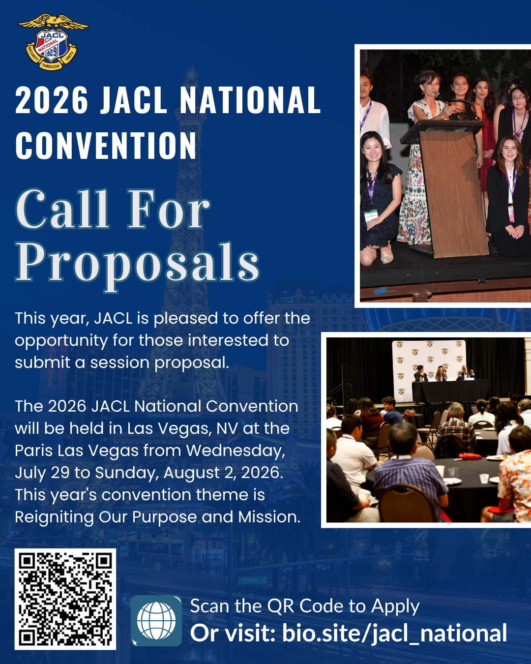 2026 JACL National Convention Workshop Proposals DUE