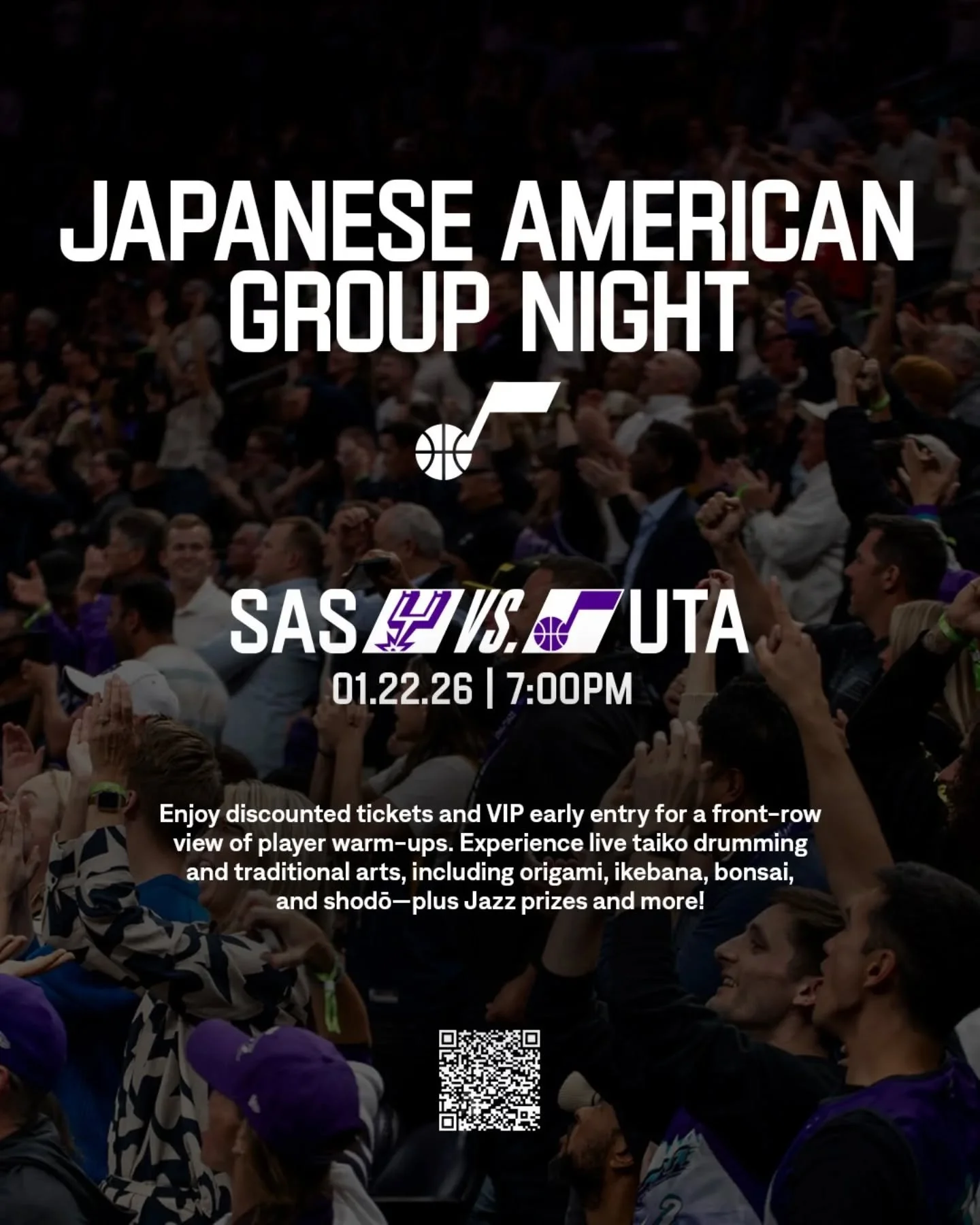 January 22: Japanese American Group Night at Utah Jazz 