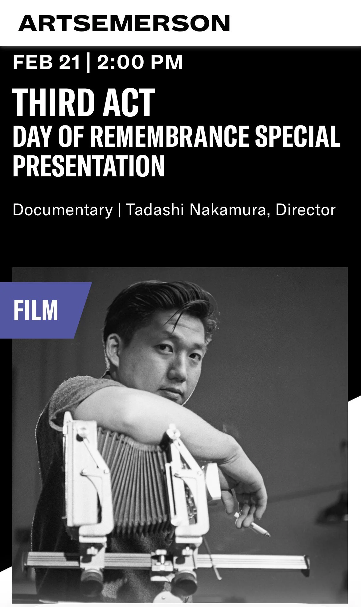 New England JACL Day of Remembrance - Screening of "Third Act"