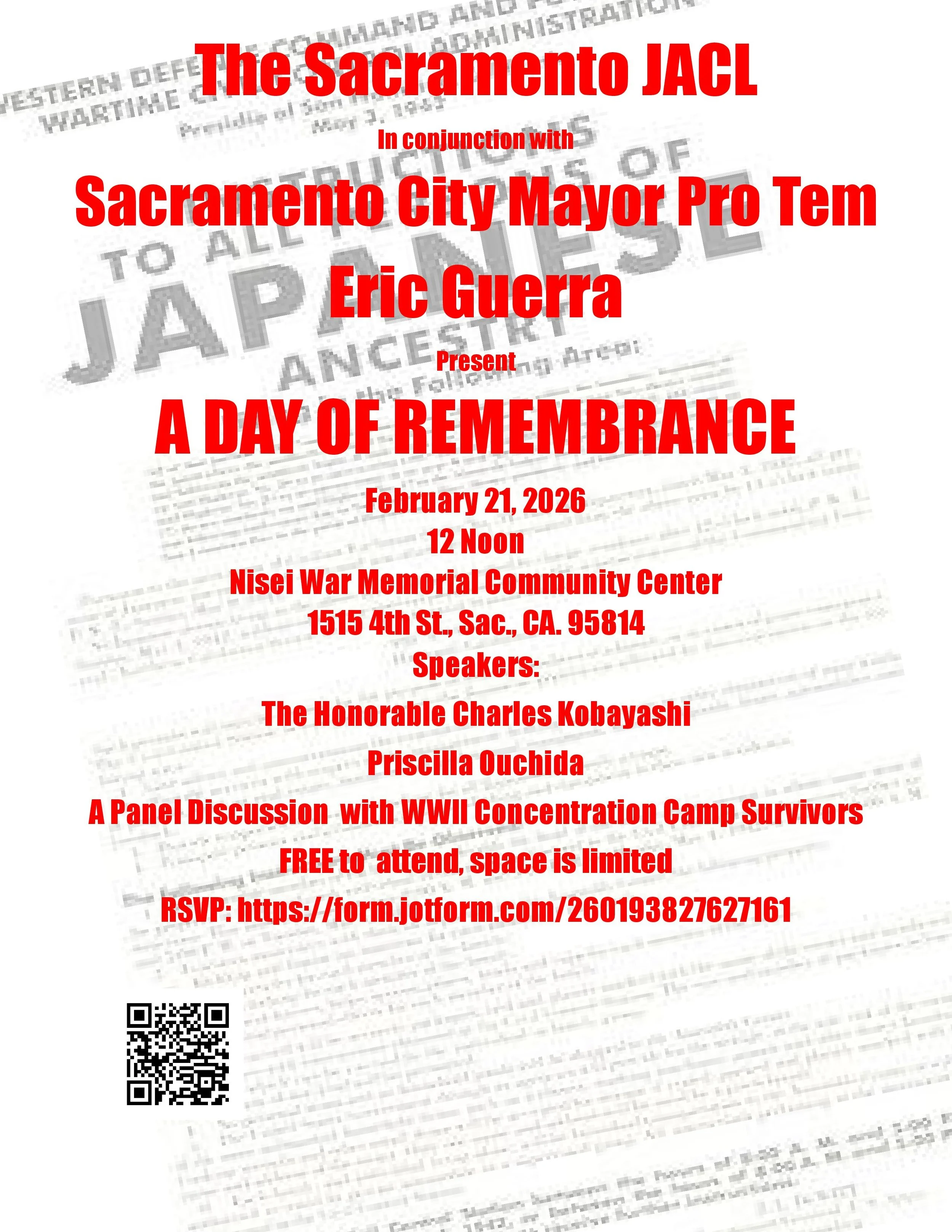 Sacramento Day of Remembrance
