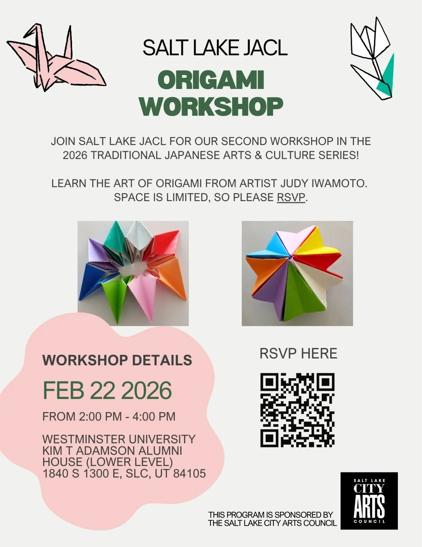 Salt Lake JACL Origami Workshop