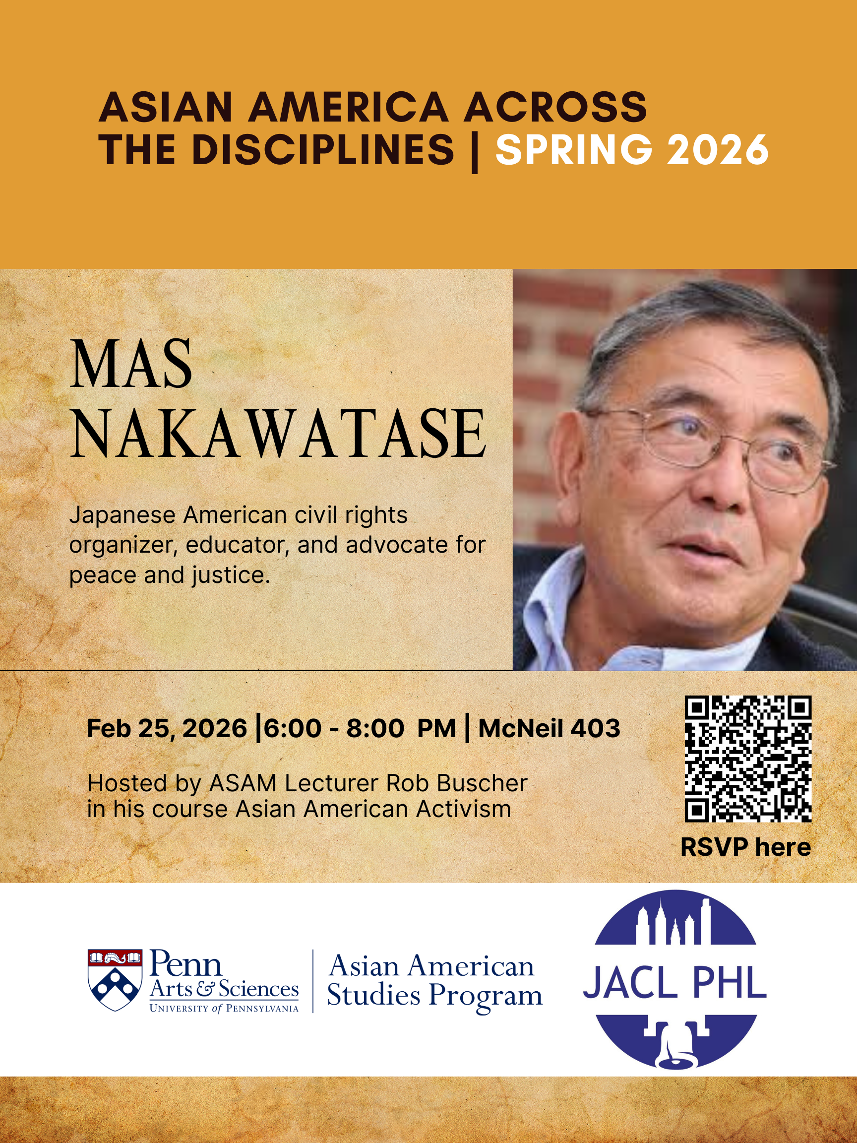 Philadelphia Day of Remembrance - Asian America Across the Disciplines with Mas Nakawatase