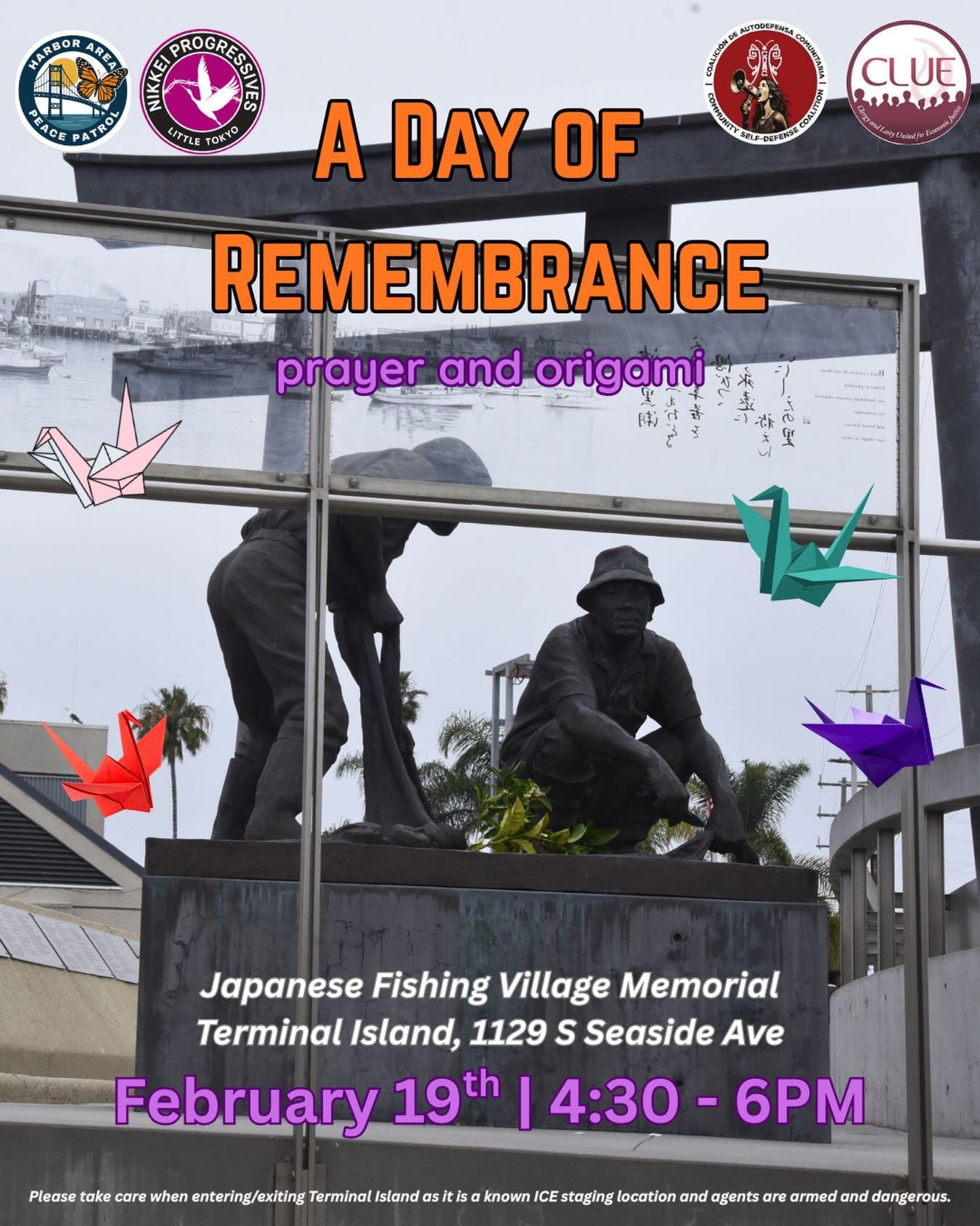 Day of Remembrance prayer and origami