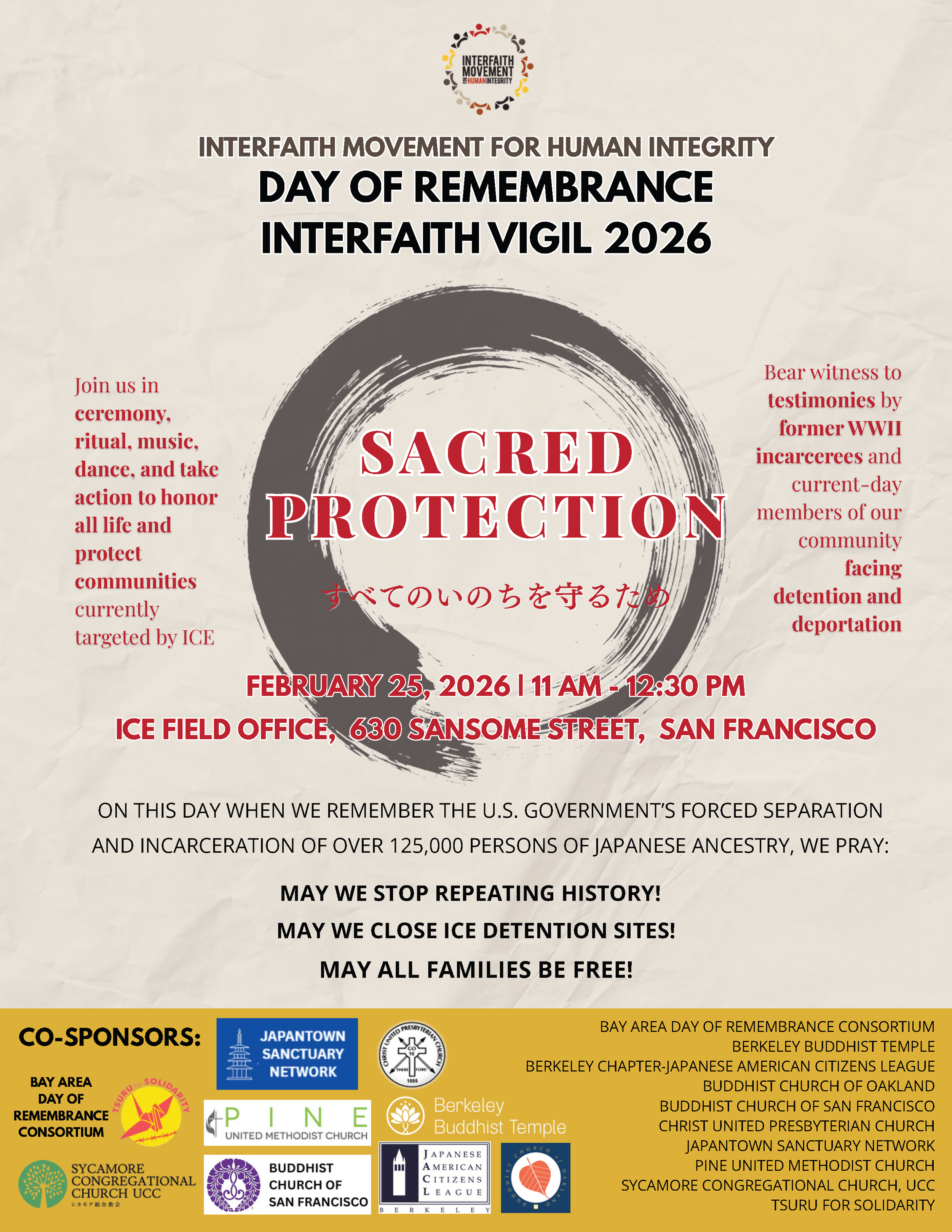 Day of Remembrance Interfaith Vigil 2026