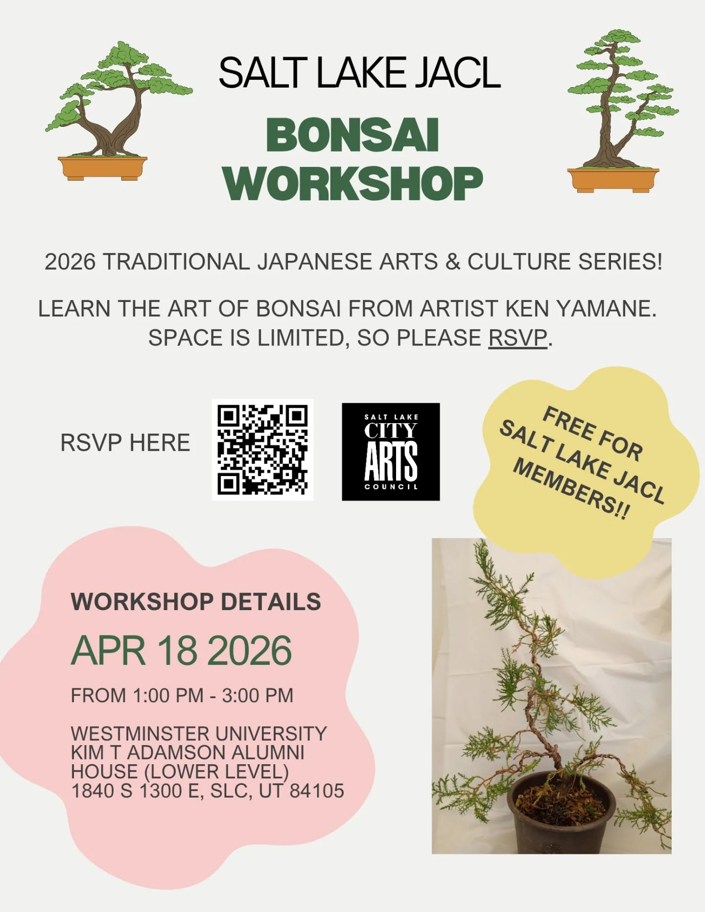 Salt Lake City JACL Bonsai Workshop