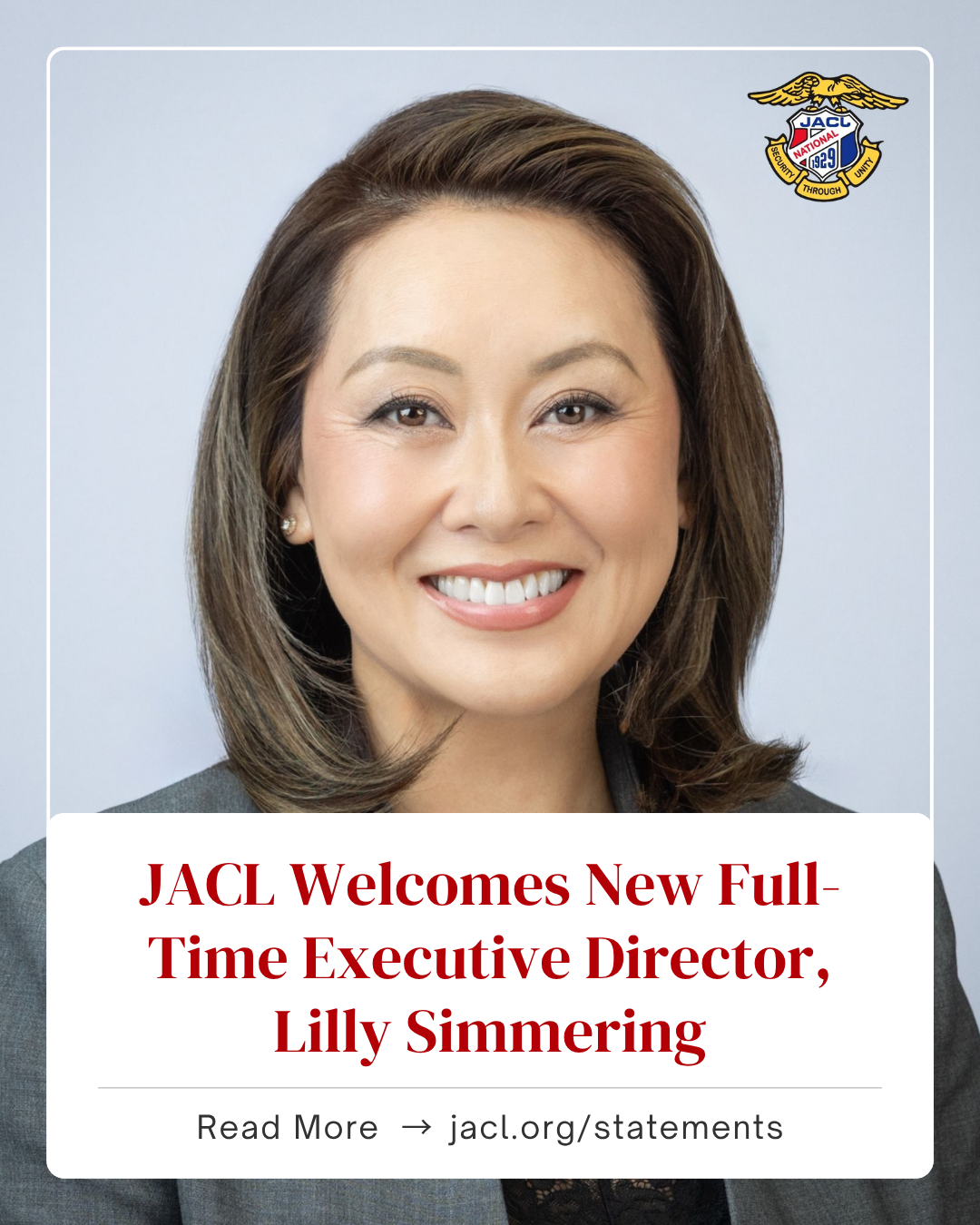 JACL Welcomes New Full-Time Executive Director, Lilly Simmering