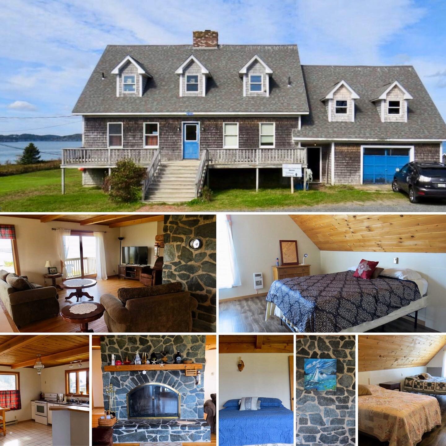Sweeping ocean views, sleeps 9, space to relax, play games and cook with your family. Still some availability for August and fall visits. Book online or call us at 506-752-2300  #explorenb #explorecampobello #newbrunswick  #newbrunswickcanada #visitc