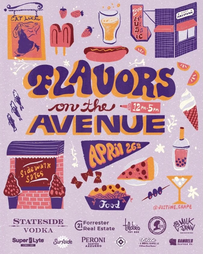 🍦ONE WEEK FROM TODAY🍦 Stop by and see us during @eastpassyunk&rsquo;s biggest annual street festival FLAVORS ON THE AVE!

Our shop will open at noon, and we&rsquo;ll also be popping up inside the festival on the 1800 block with a special treat just