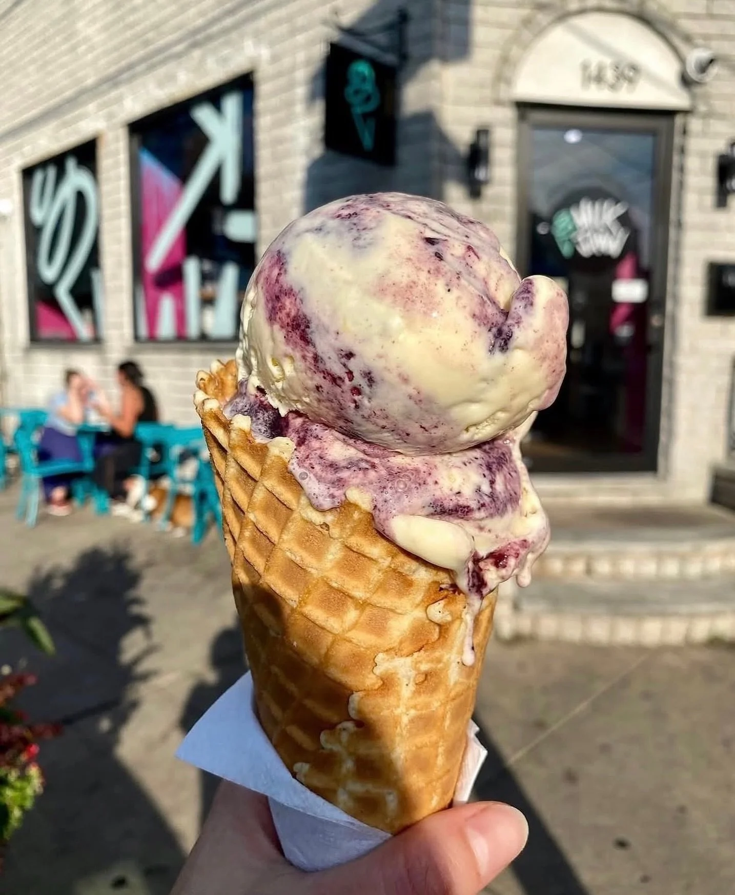 It officially feels like summer! ☀️FINALLY☀️ Come celebrate with a scoop! We&rsquo;re open till 11 tonight.

Plus here&rsquo;s where you can find us this weekend! ⬇️

Saturday 6/6
🍦@chestnuthillfm, 9am-12pm

Sunday 6/7
🍦@mediafarmersmarket, 10am-1p