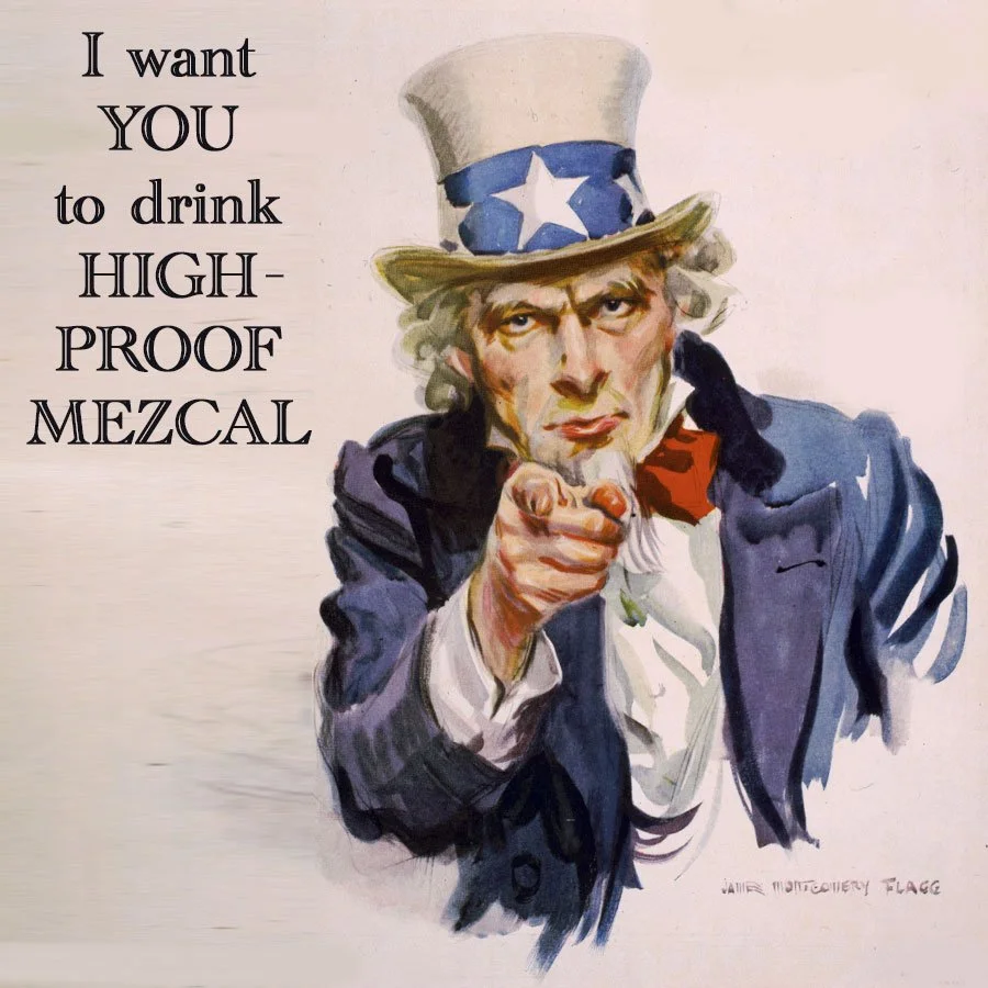 Why does Mezcal in the USA have a higher minimum ABV than Mexico