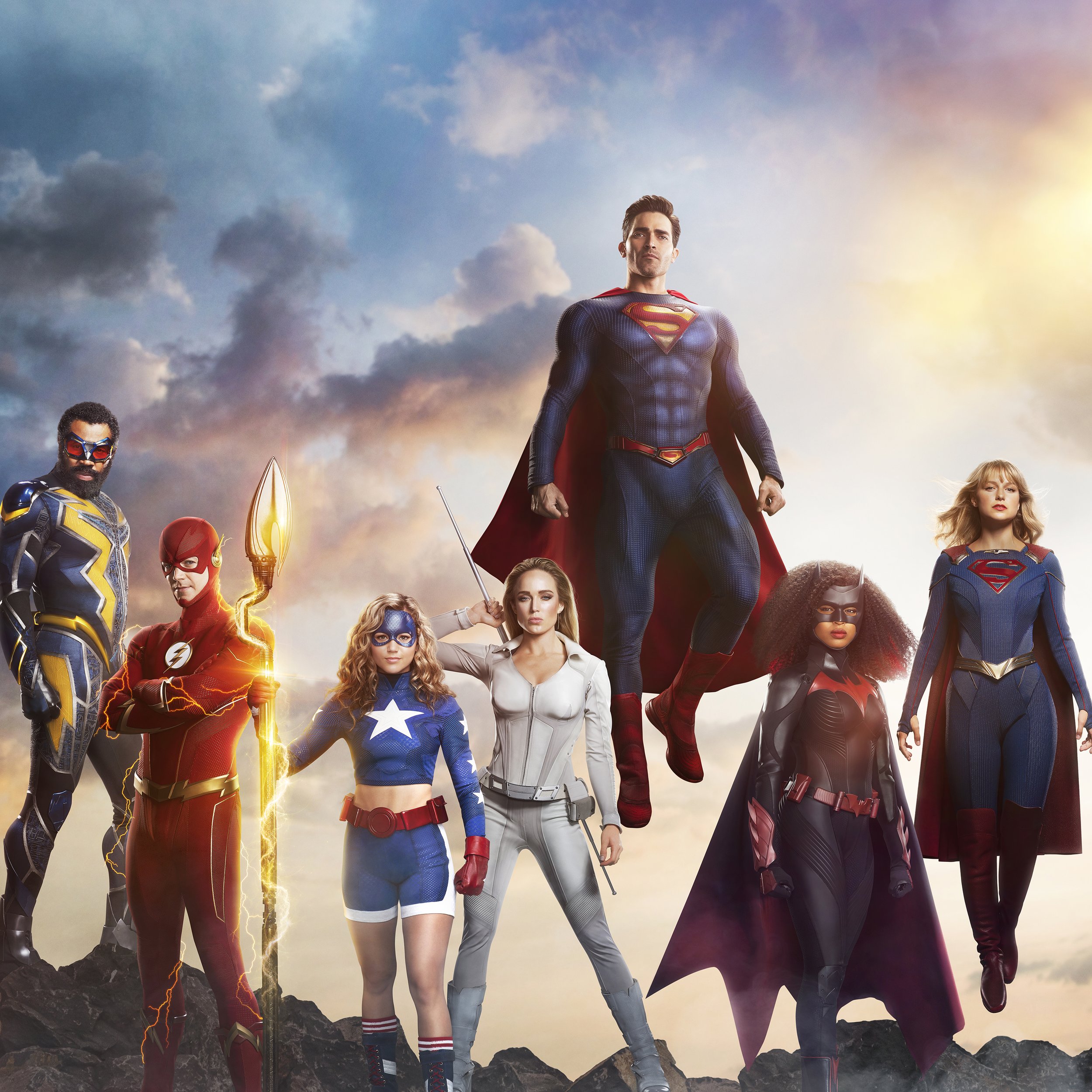 Entertainment key art poster for the TV series Stargirl featuring campaign artwork and finishing.