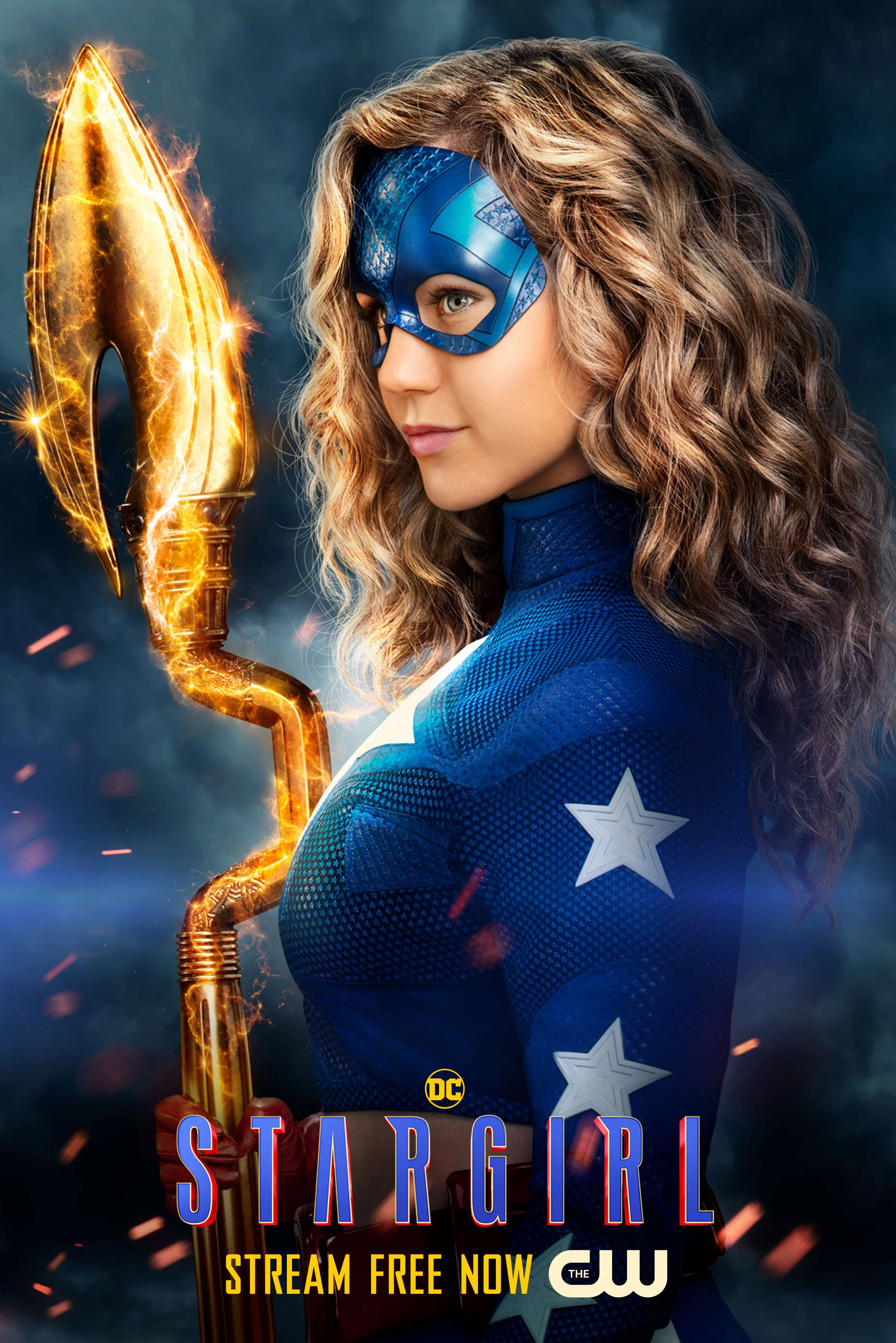 Entertainment key art poster for the TV series Stargirl featuring campaign artwork and finishing.