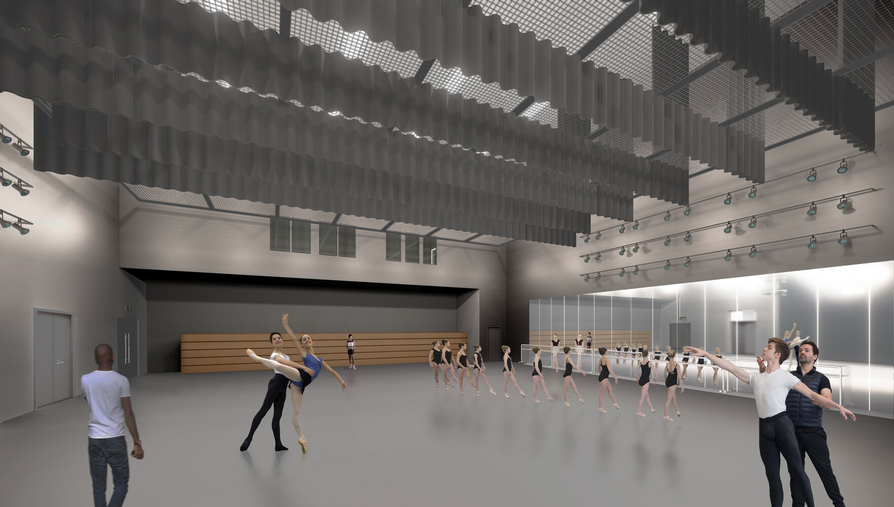 VIEW OF DANCE LAB