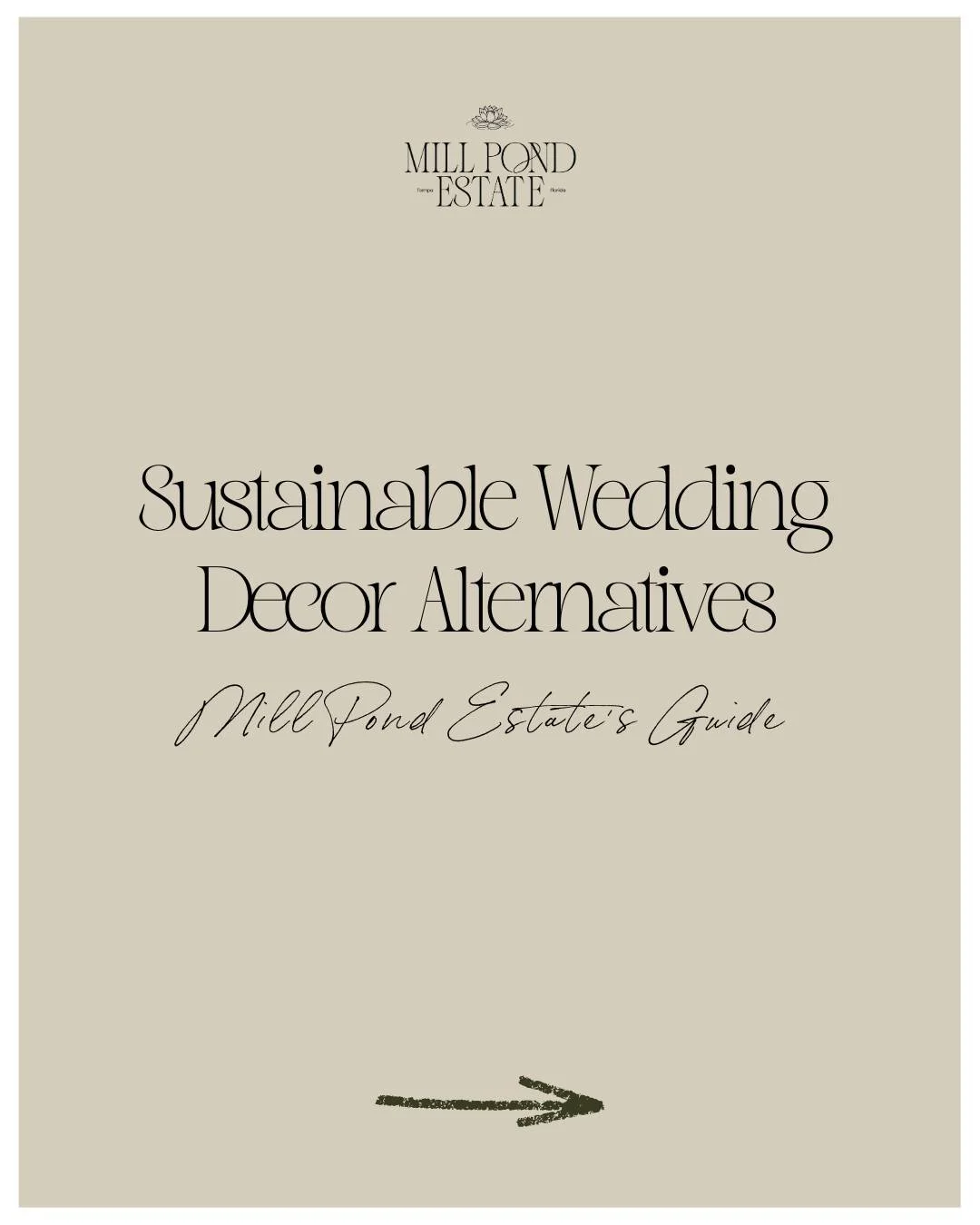 Sustainable wedding d&eacute;cor doesn&rsquo;t mean sacrificing style ✨ 

From rented accents to locally grown florals, small choices can make a beautiful impact. 

With 2026 right around the corner, we're sharing our favorite eco-friendly d&eacute;c