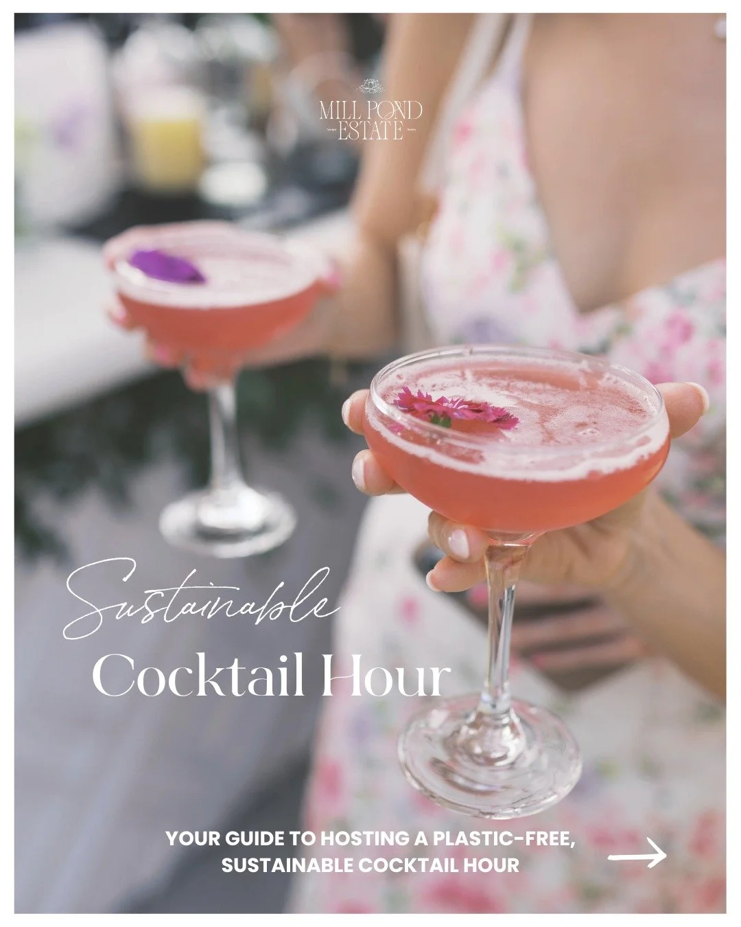 Sustainability is finding its place at the bar 🍸

A plastic-free wedding cocktail hour - think real glassware, compostable materials, and thoughtful beverage service - can elevate the guest experience while reducing waste. 

Proof that style and sus