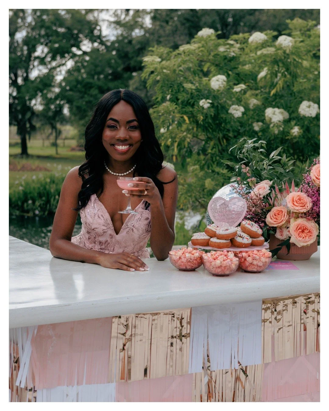 Did you know that March 9th is #NationalBarbieDay? 💕 Here's a throwback to when we had our Barbie Bachelorette styled shoot at Mill Pond Estate 💍 🍭 

Fun fact: The iconic toy premiered on March 9th, 1959 at the American International Toy Fair in N