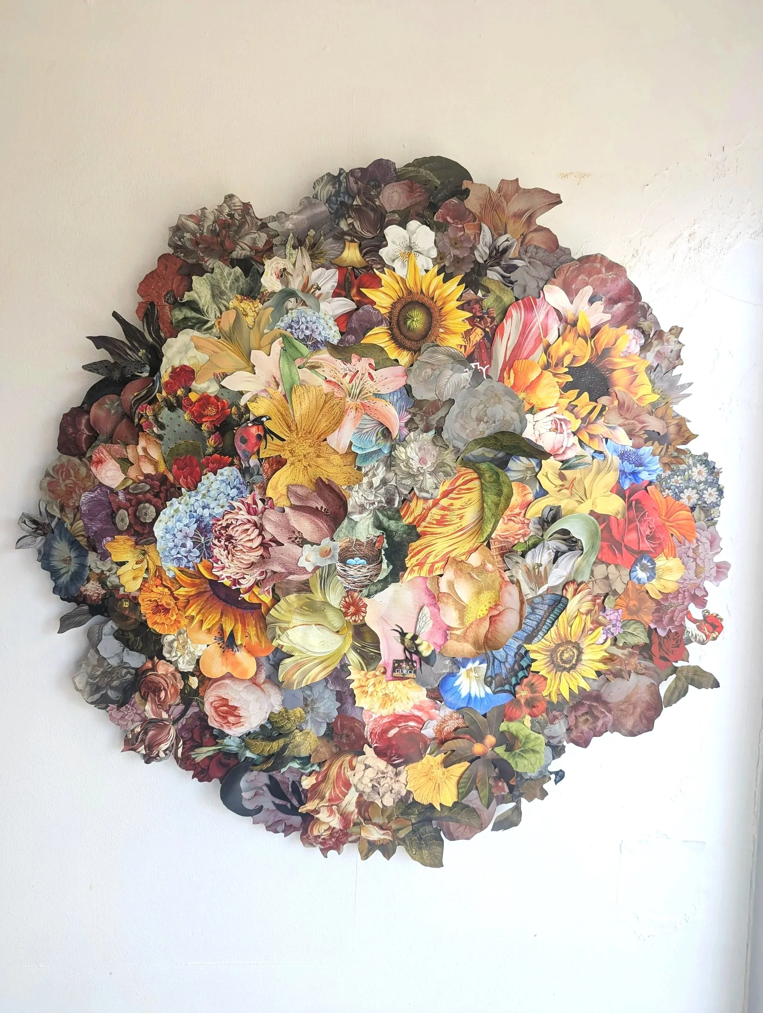 Dark Enriches The Light - Huge 3D Hanging Piece