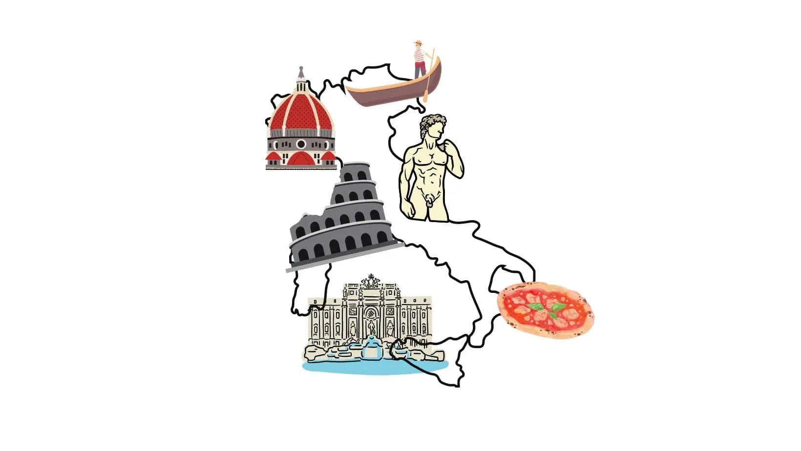 Crafting an Italian Personal Statement: Cultural Symbols on Italy Map
